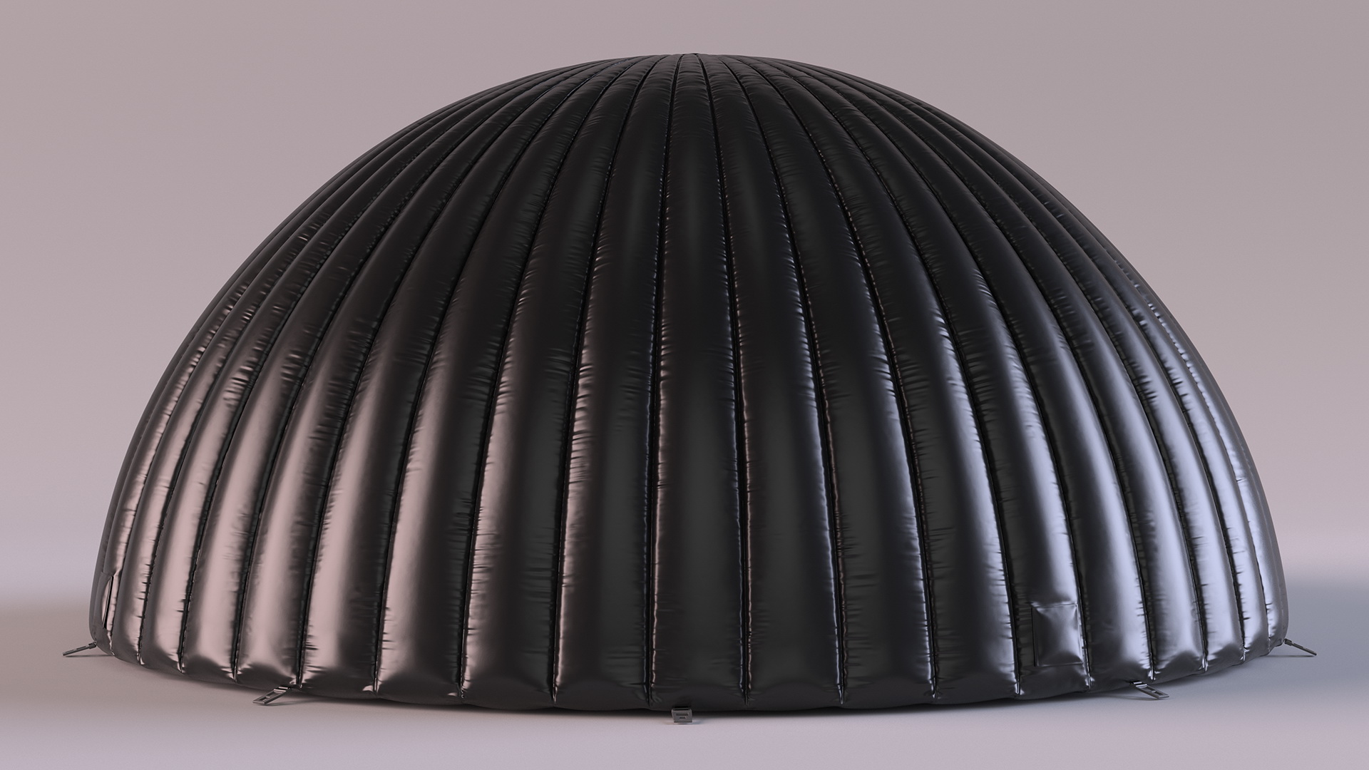 Durable Igloo Dome Tent Black 3D model