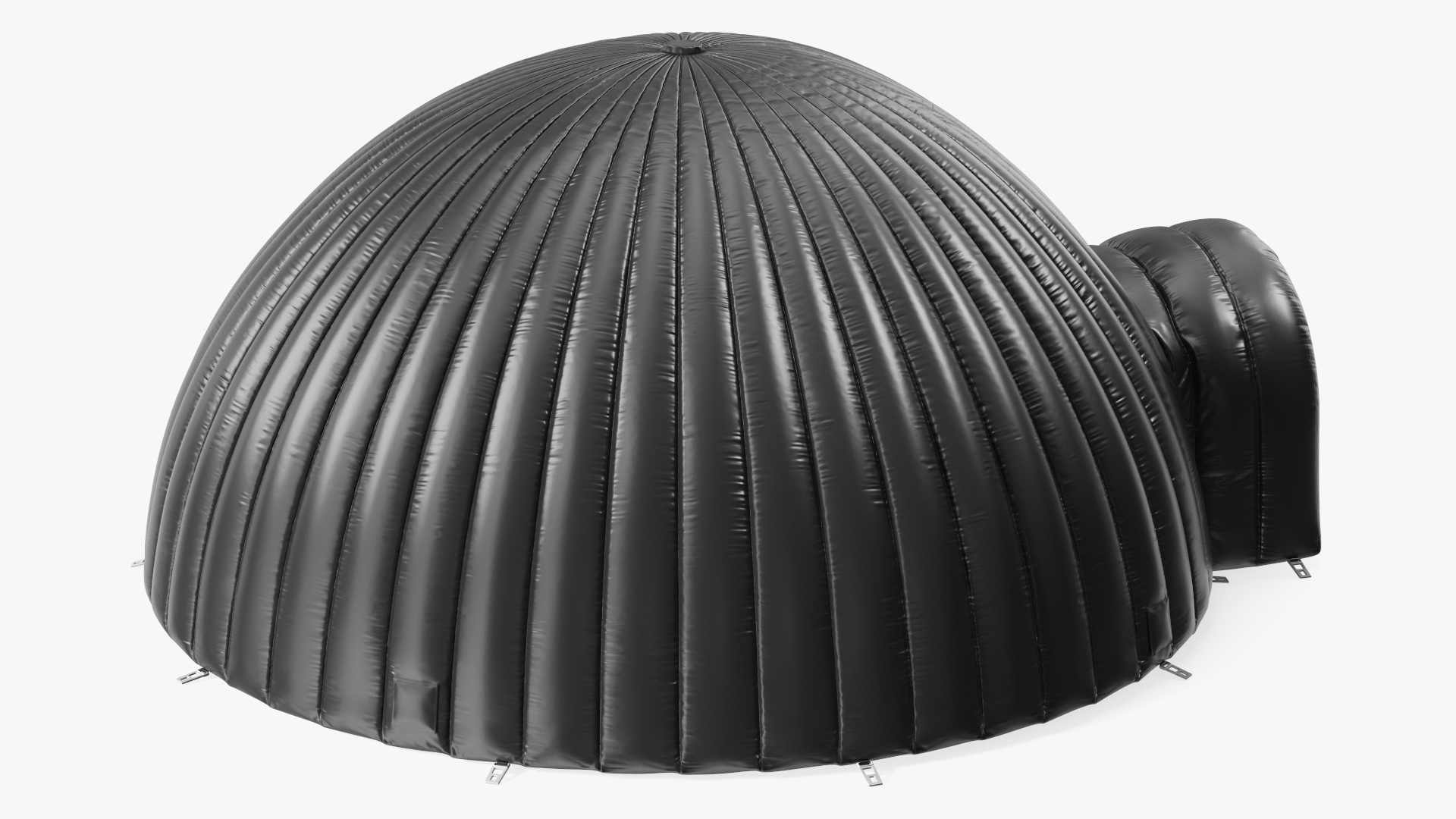 Durable Igloo Dome Tent Black 3D model