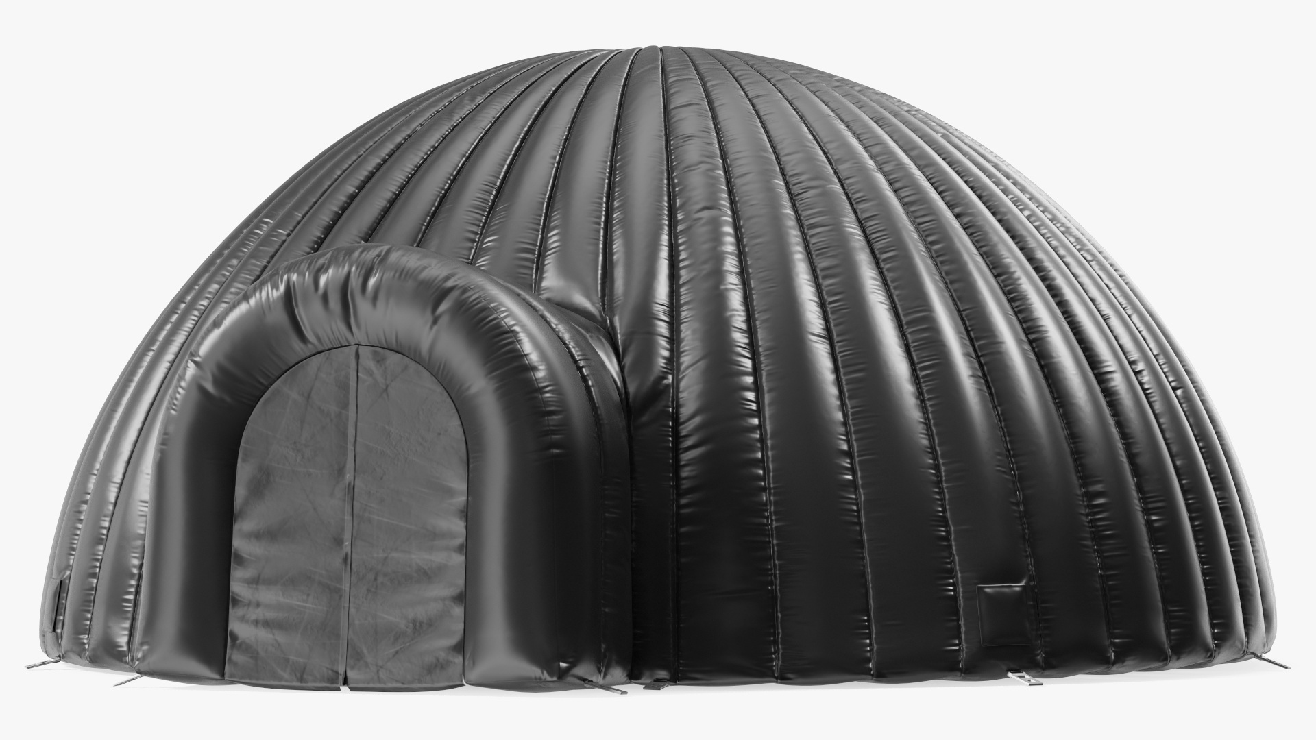 Durable Igloo Dome Tent Black 3D model