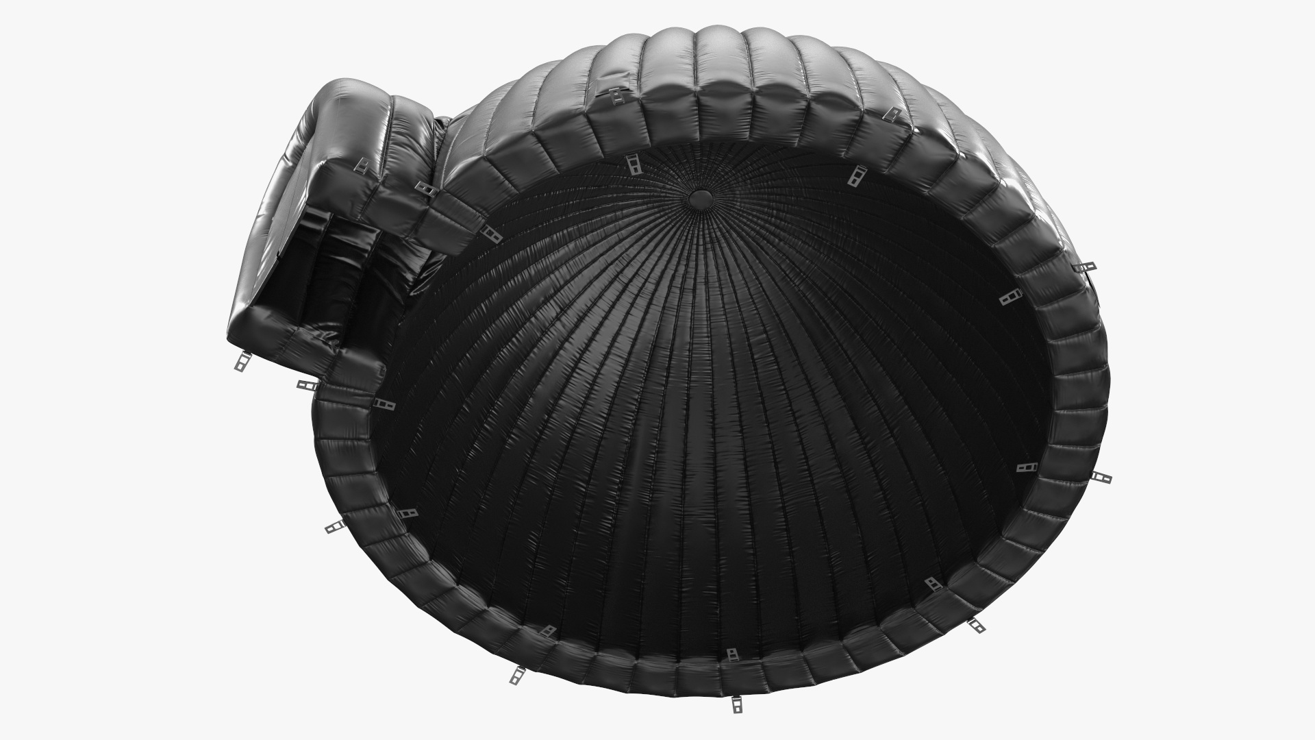 Durable Igloo Dome Tent Black 3D model