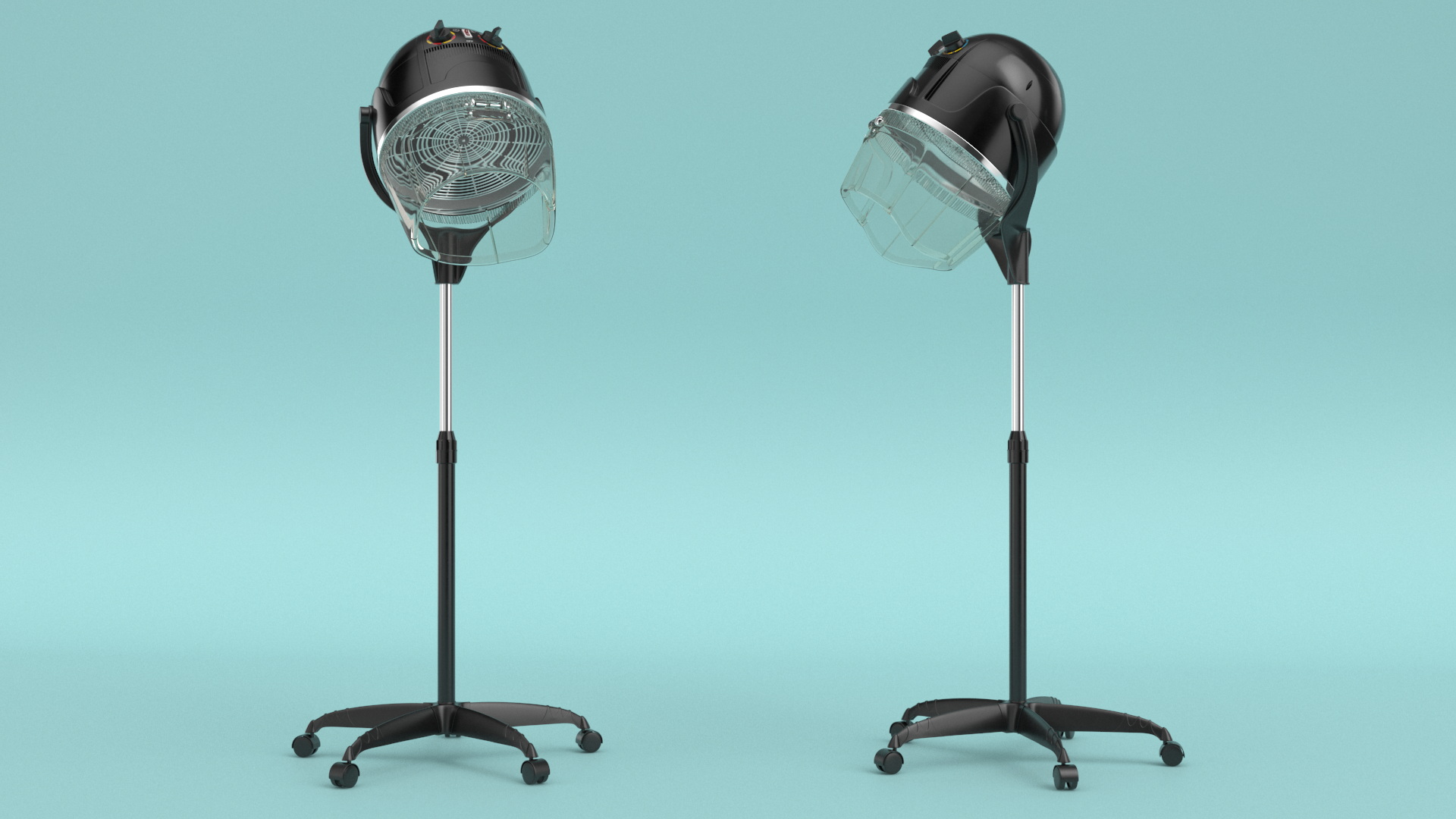 Salon Stand Hair Dryer 3D
