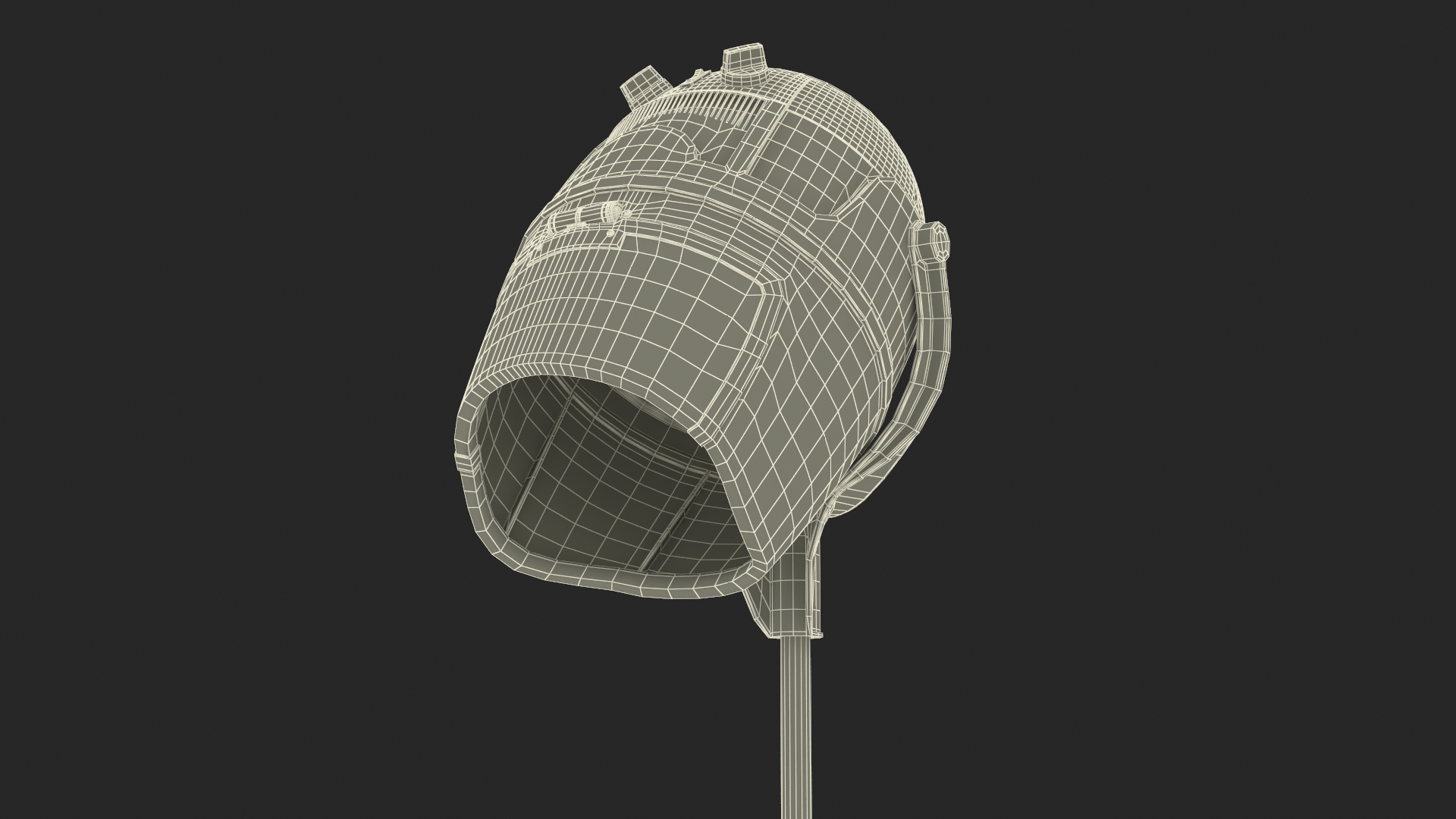 Salon Stand Hair Dryer 3D
