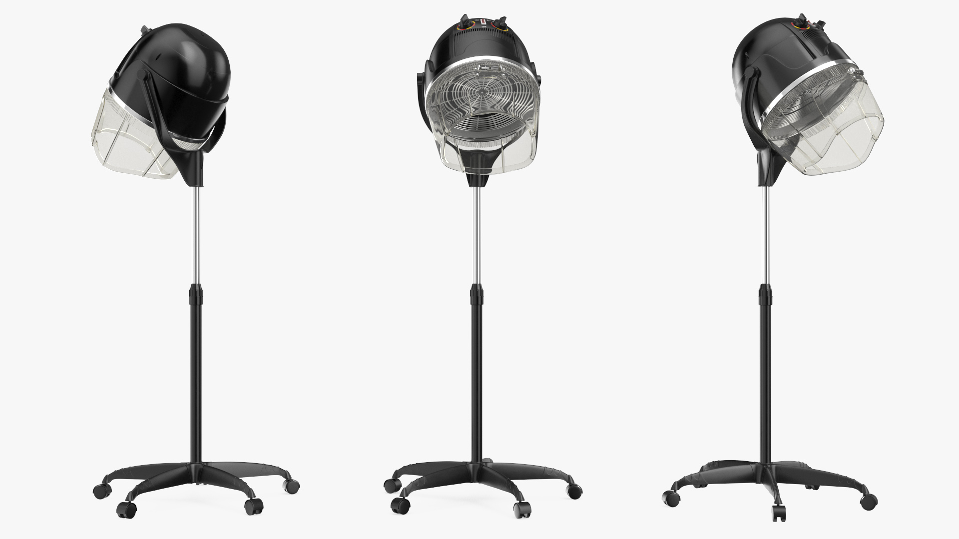 Salon Stand Hair Dryer 3D