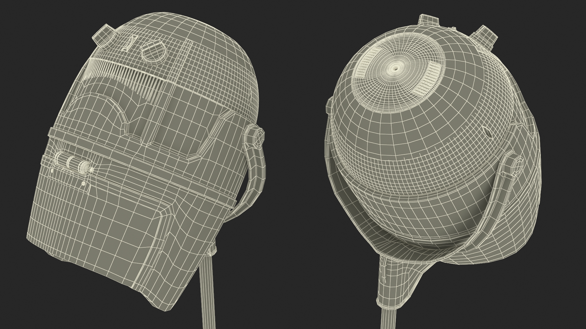 Salon Stand Hair Dryer 3D