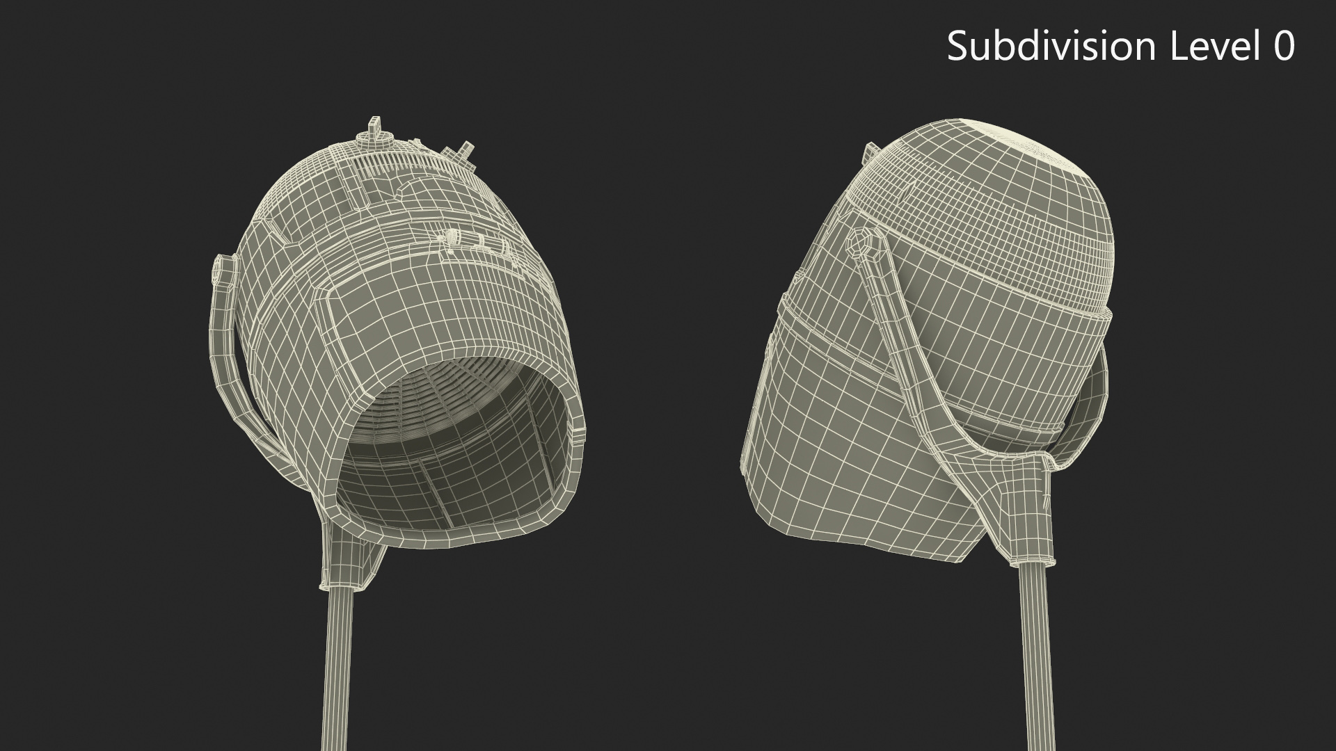 Salon Stand Hair Dryer 3D