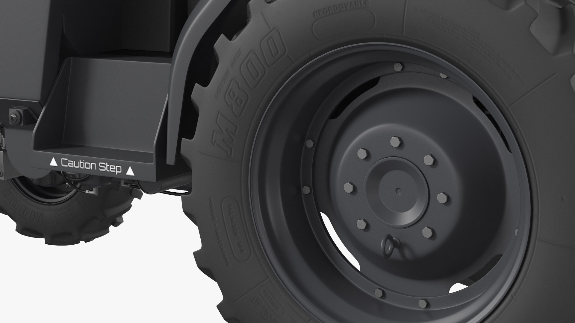 Autonomous Electric Tractor 3D