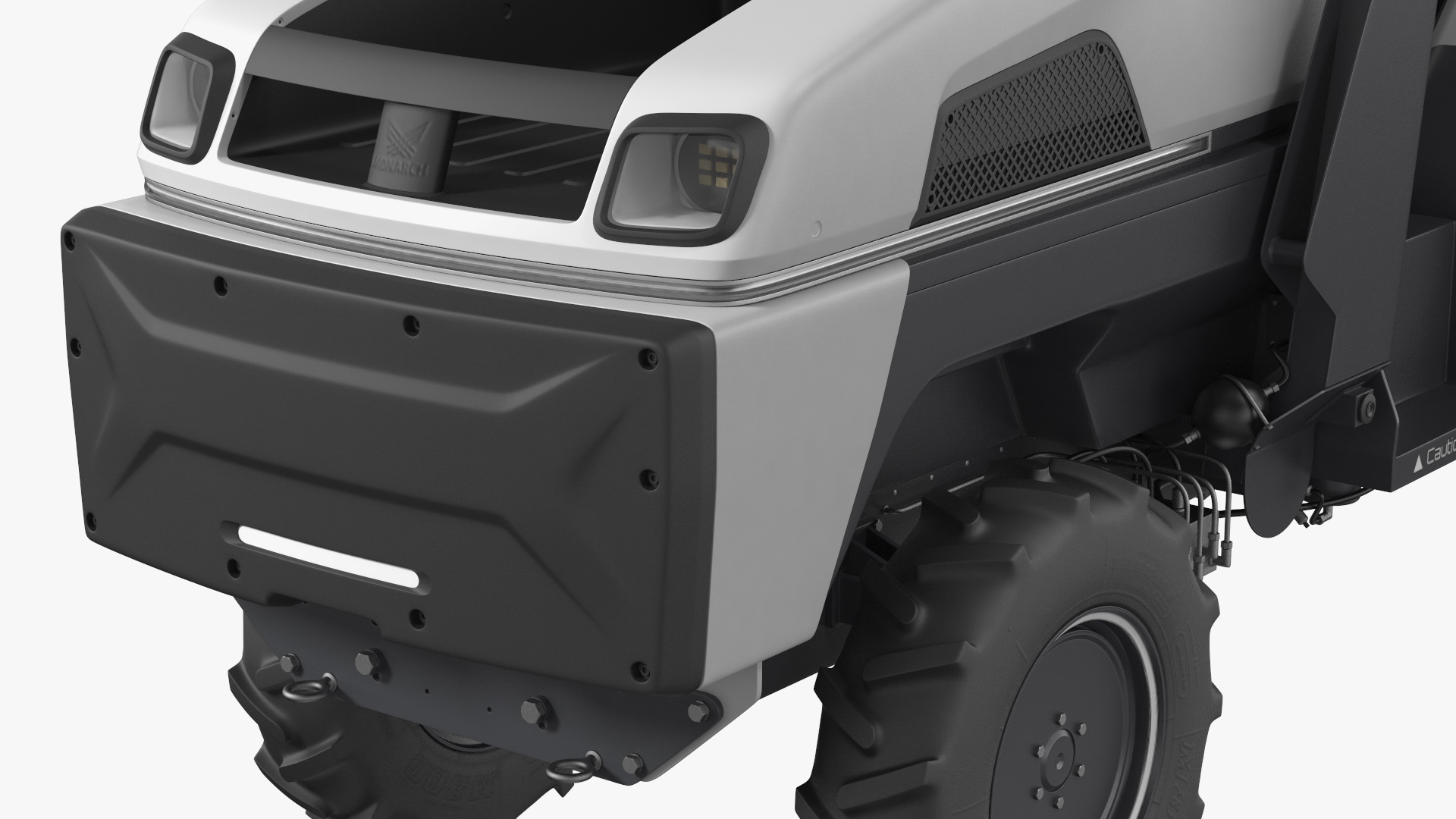 Autonomous Electric Tractor 3D