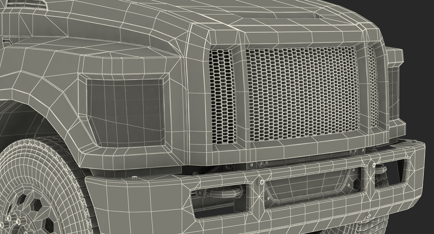 3D Box Truck Generic Simple Interior model