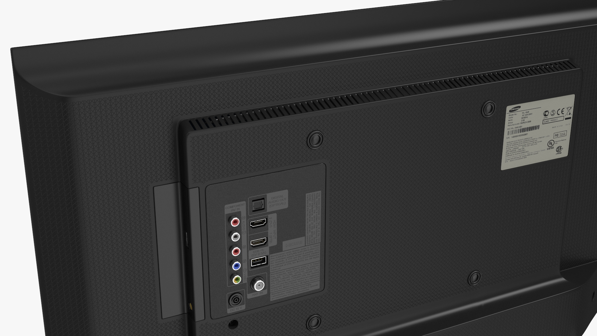 3D model Samsung Flat Screen Television