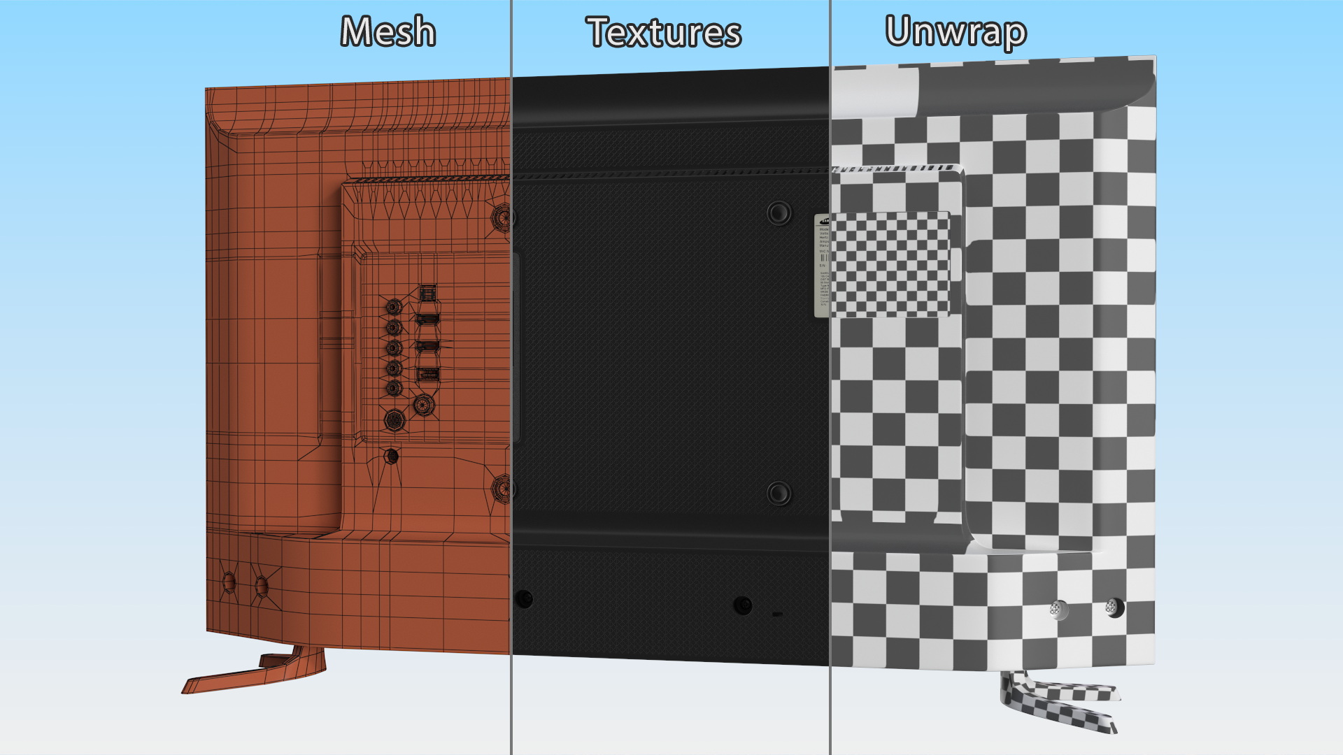 3D model Samsung Flat Screen Television