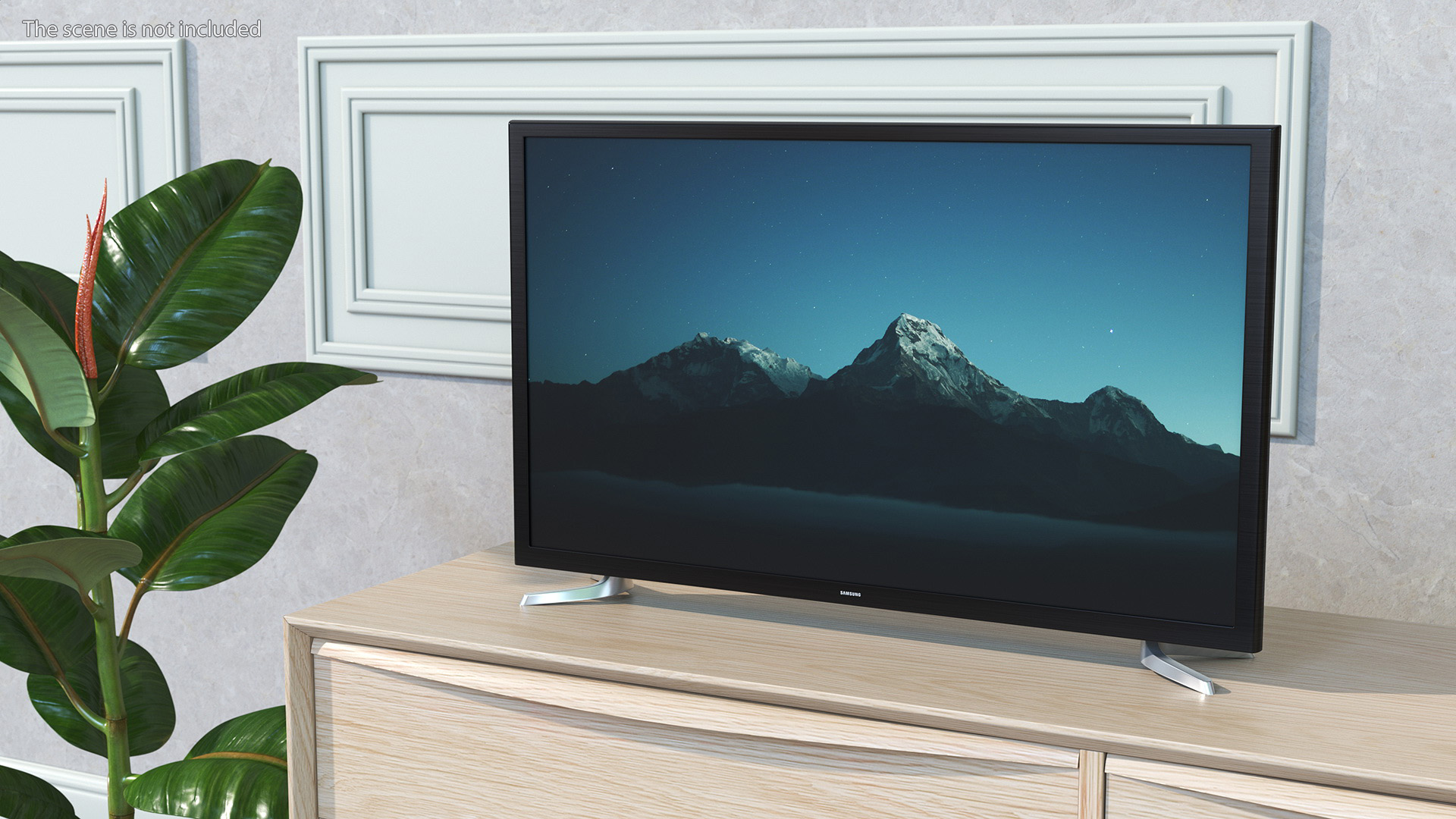 3D model Samsung Flat Screen Television