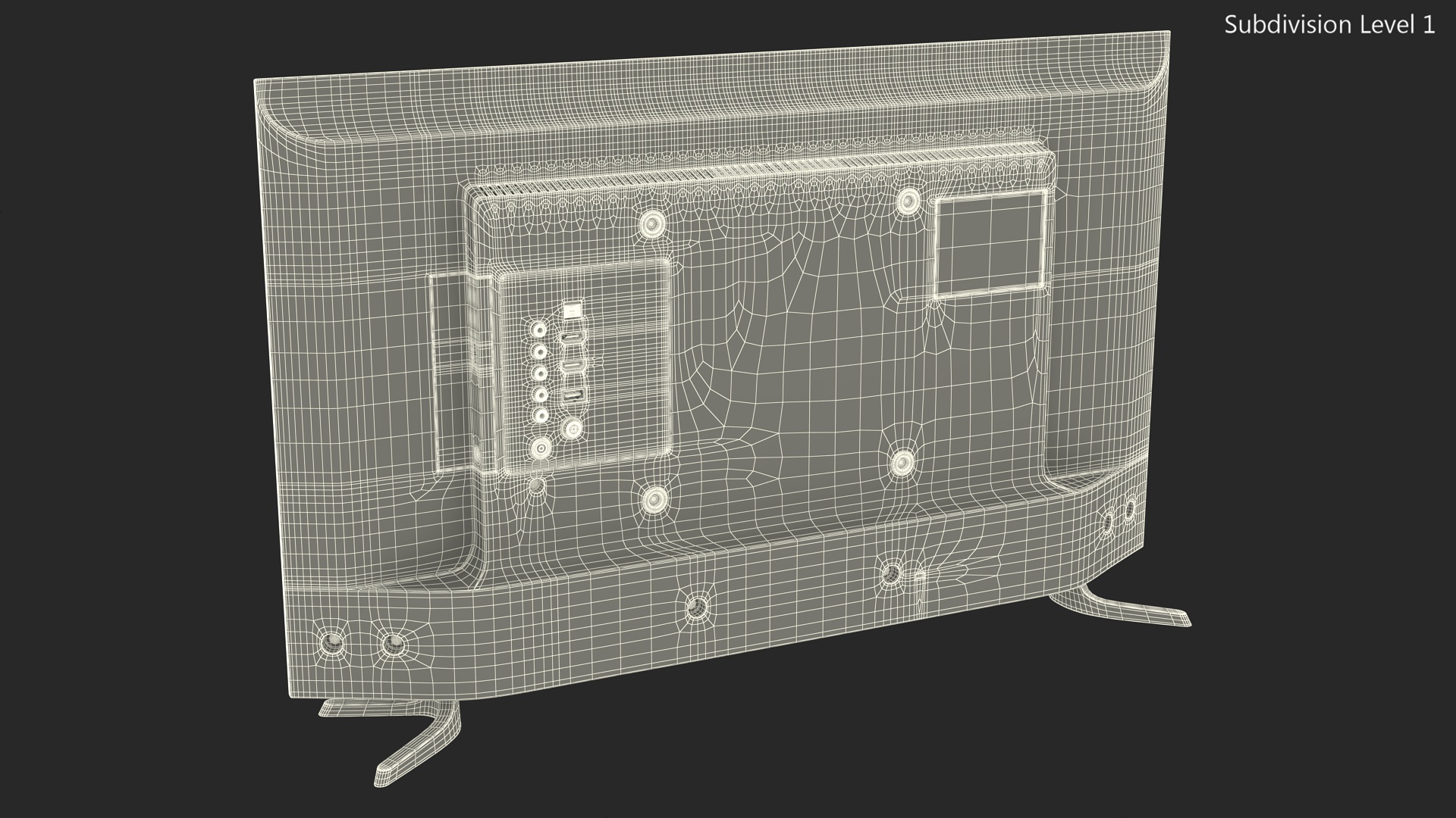 3D model Samsung Flat Screen Television