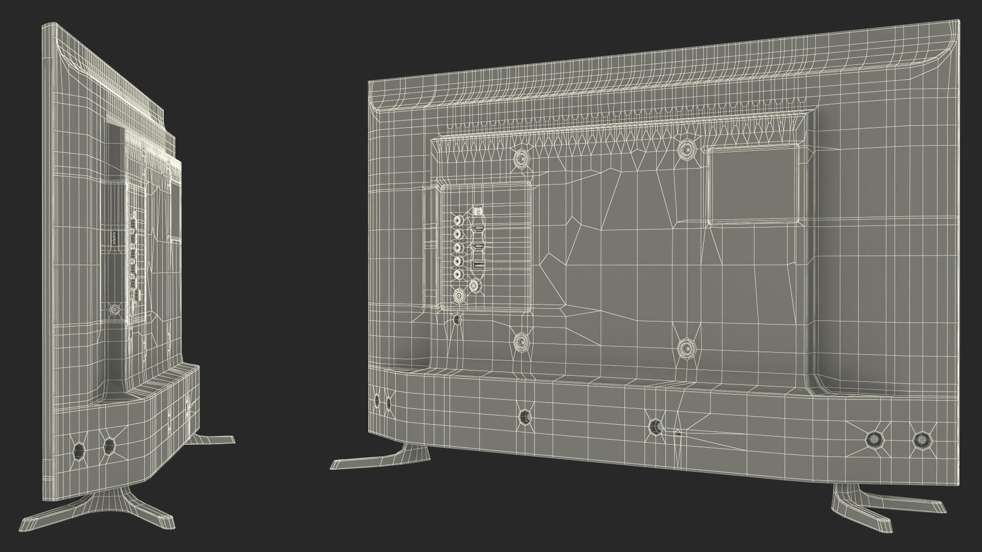 3D model Samsung Flat Screen Television