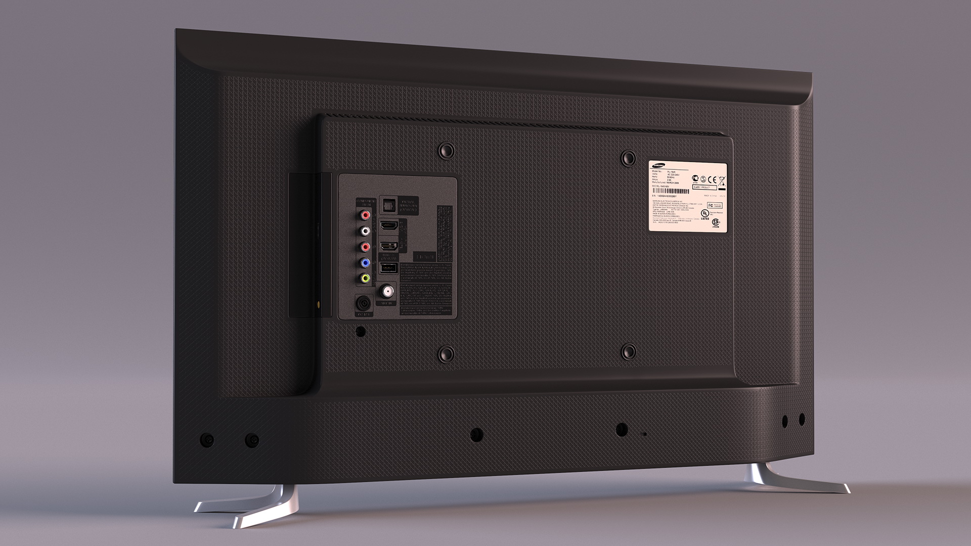 3D model Samsung Flat Screen Television