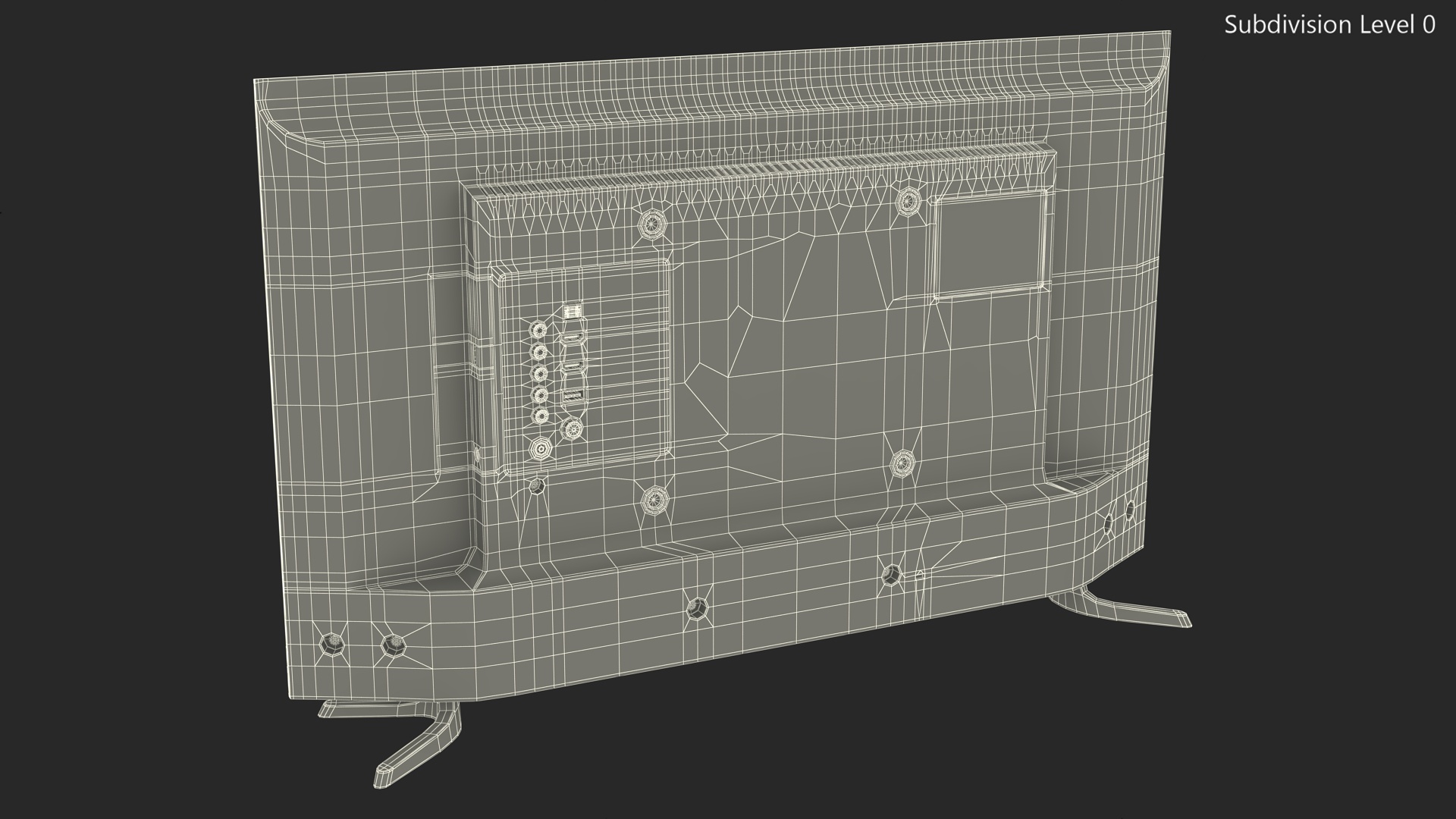 3D model Samsung Flat Screen Television