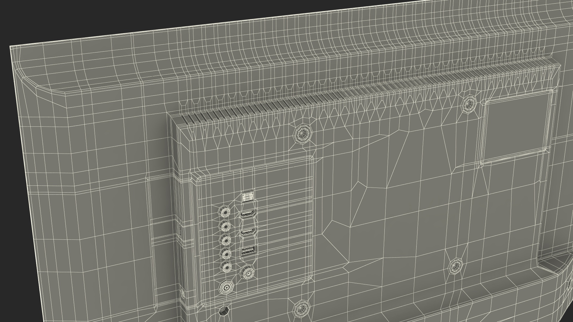 3D model Samsung Flat Screen Television