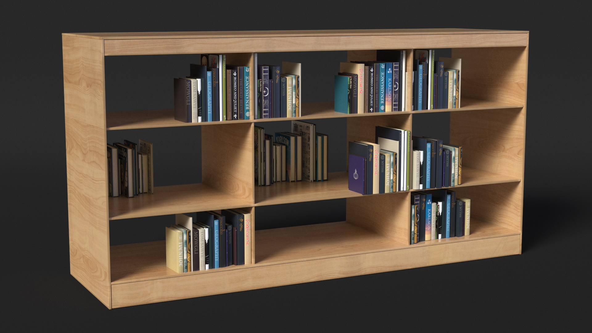3D model Small Bookshelf