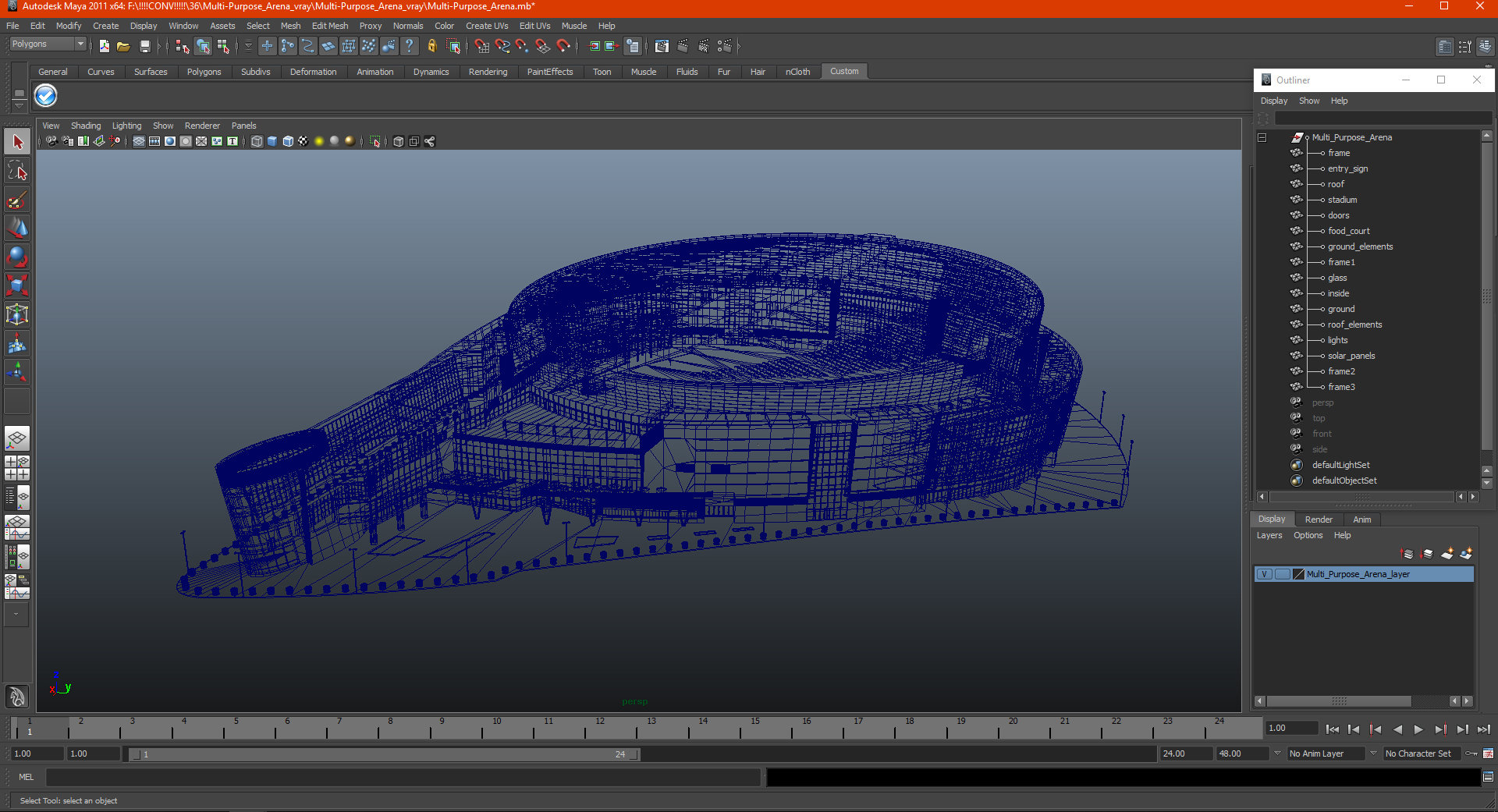 Multi-Purpose Arena 3D model