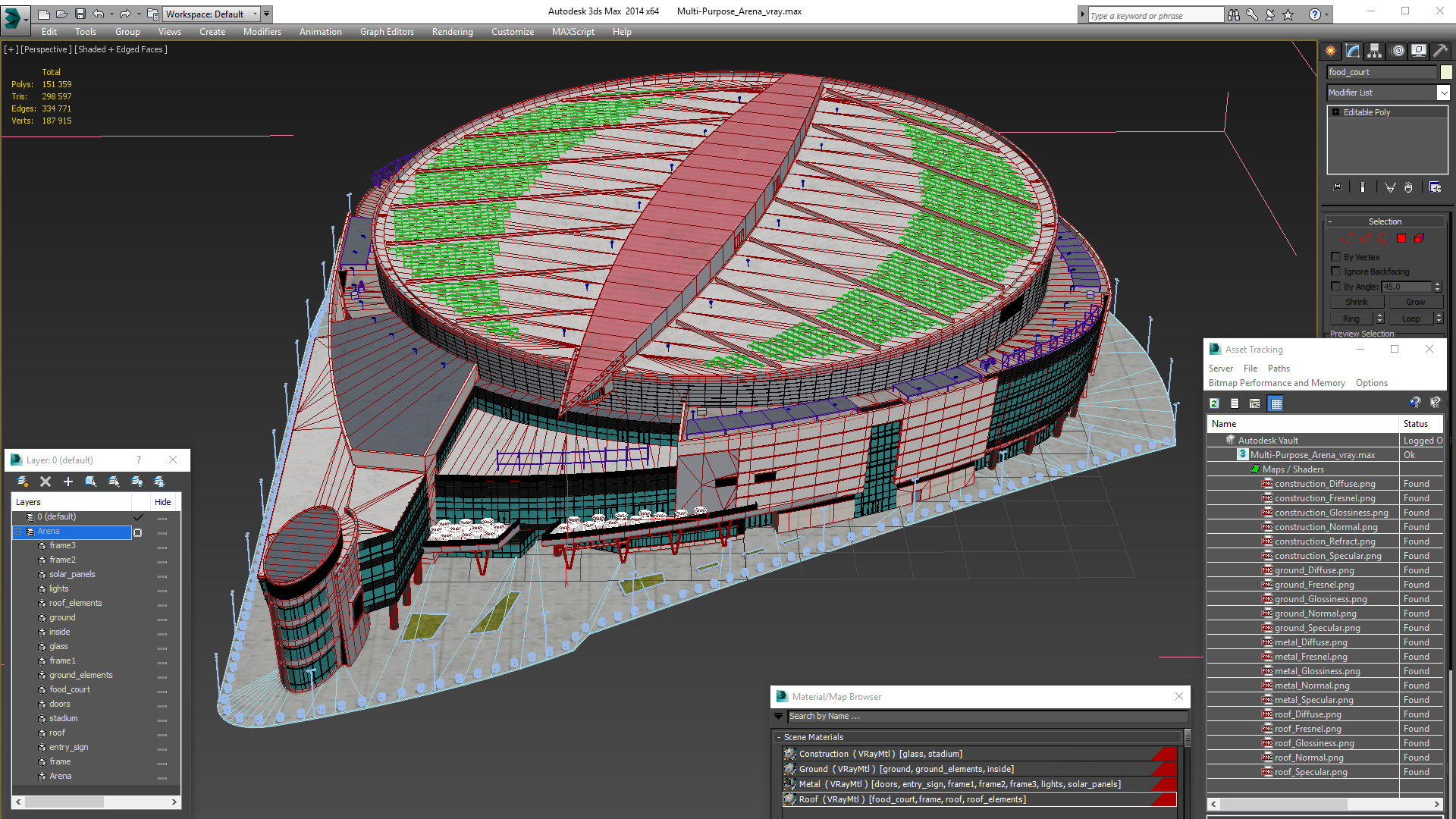 Multi-Purpose Arena 3D model