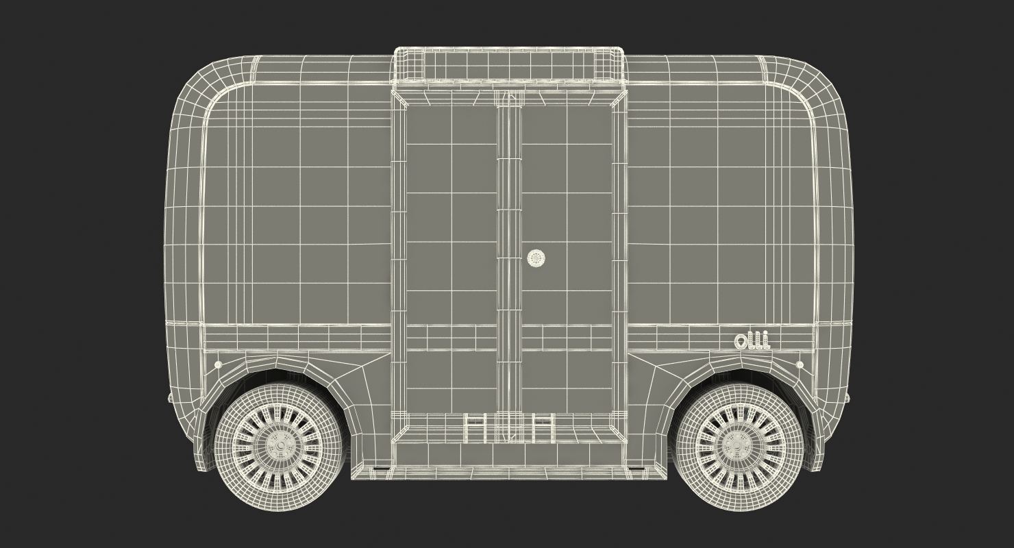 3D model Olli Self Driving Electric Bus