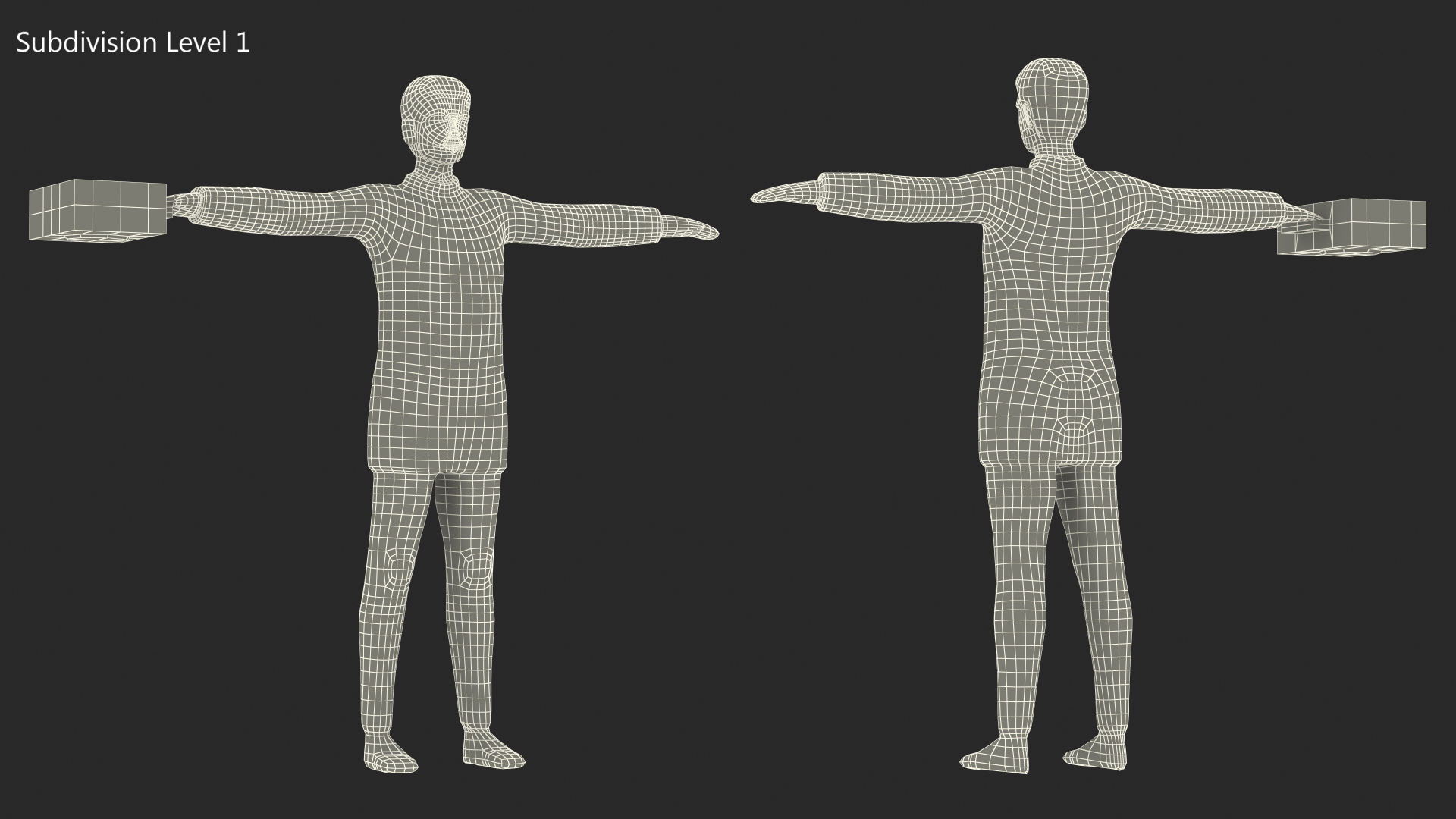 3D model Paramedic Low Poly Rigged