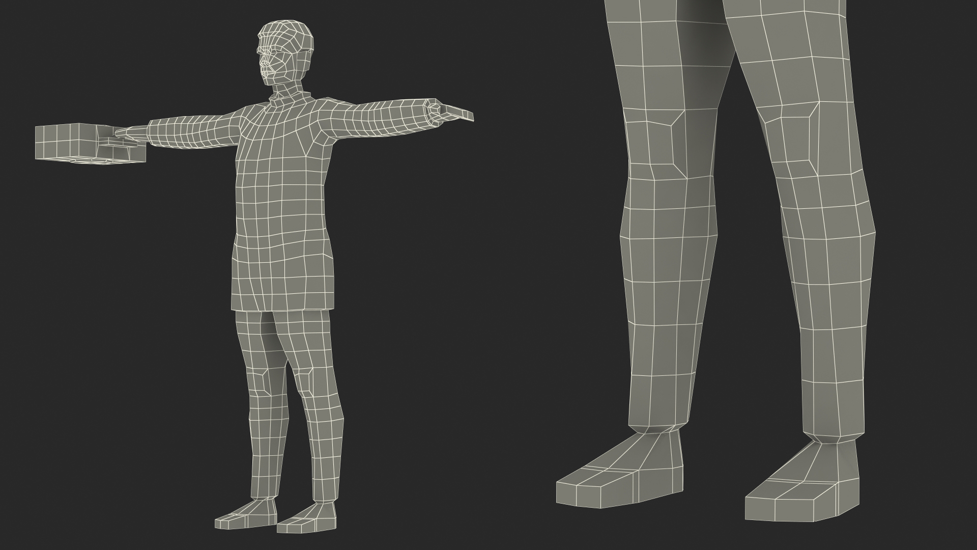3D model Paramedic Low Poly Rigged