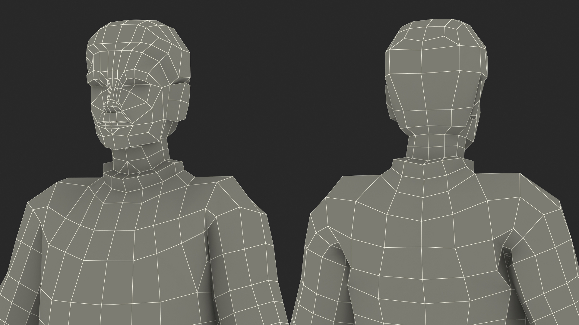 3D model Paramedic Low Poly Rigged