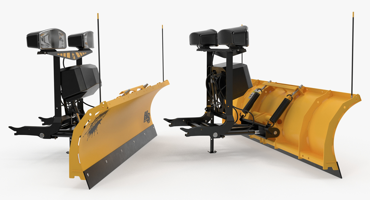 SnowPlow Fisher Rigged 3D