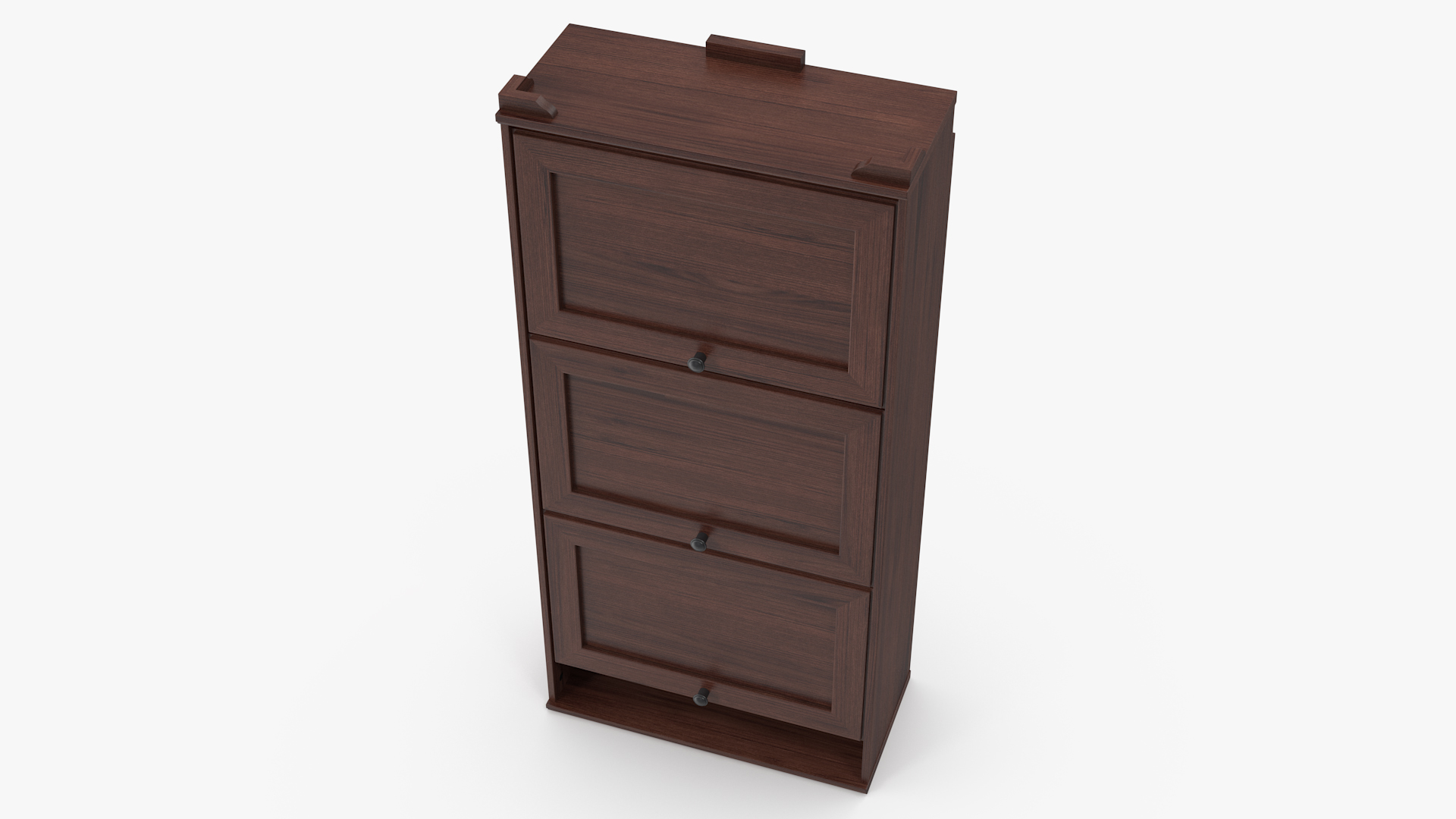 3D Shoe Cabinet Brusali Brown