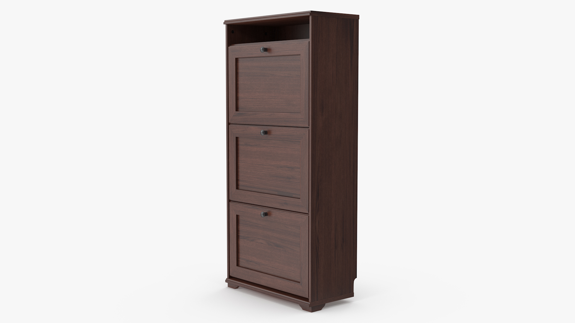 3D Shoe Cabinet Brusali Brown