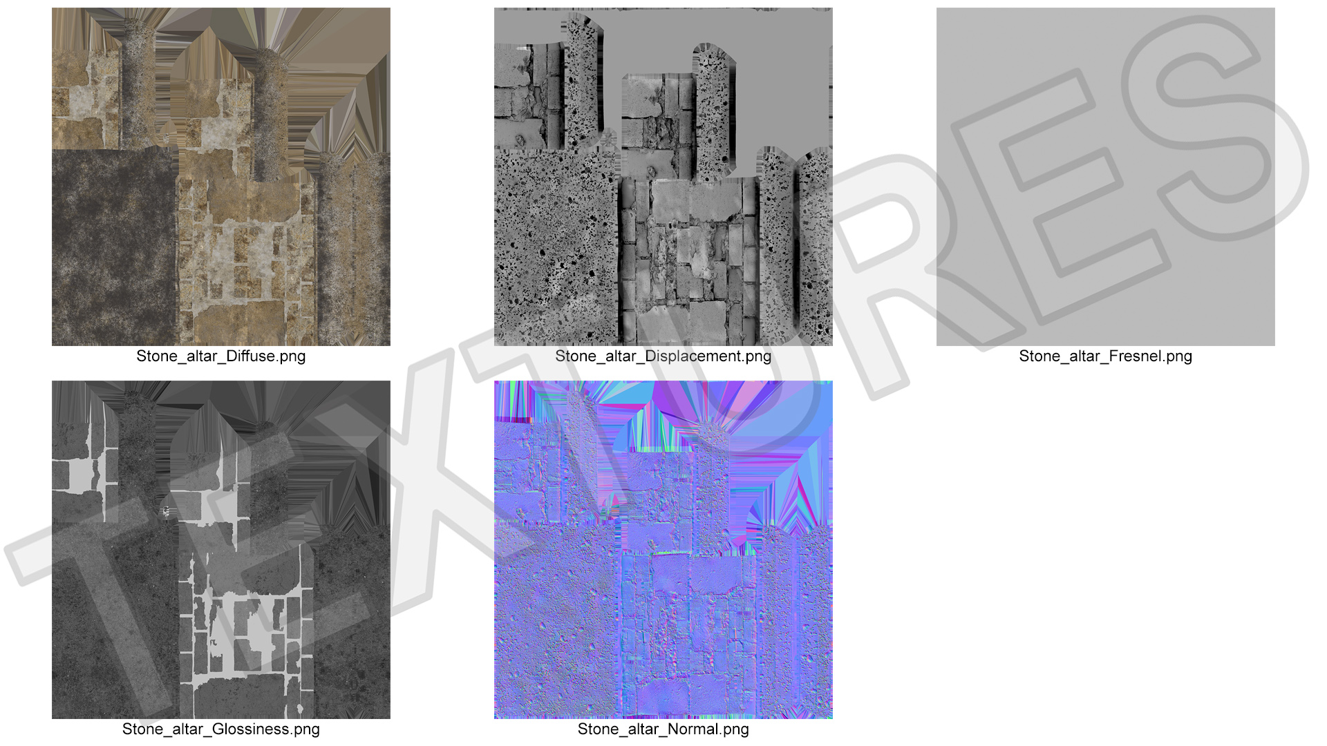 3D Stone Altar
