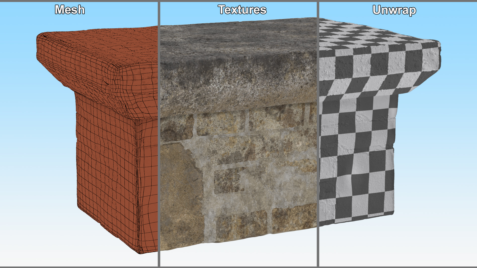 3D Stone Altar