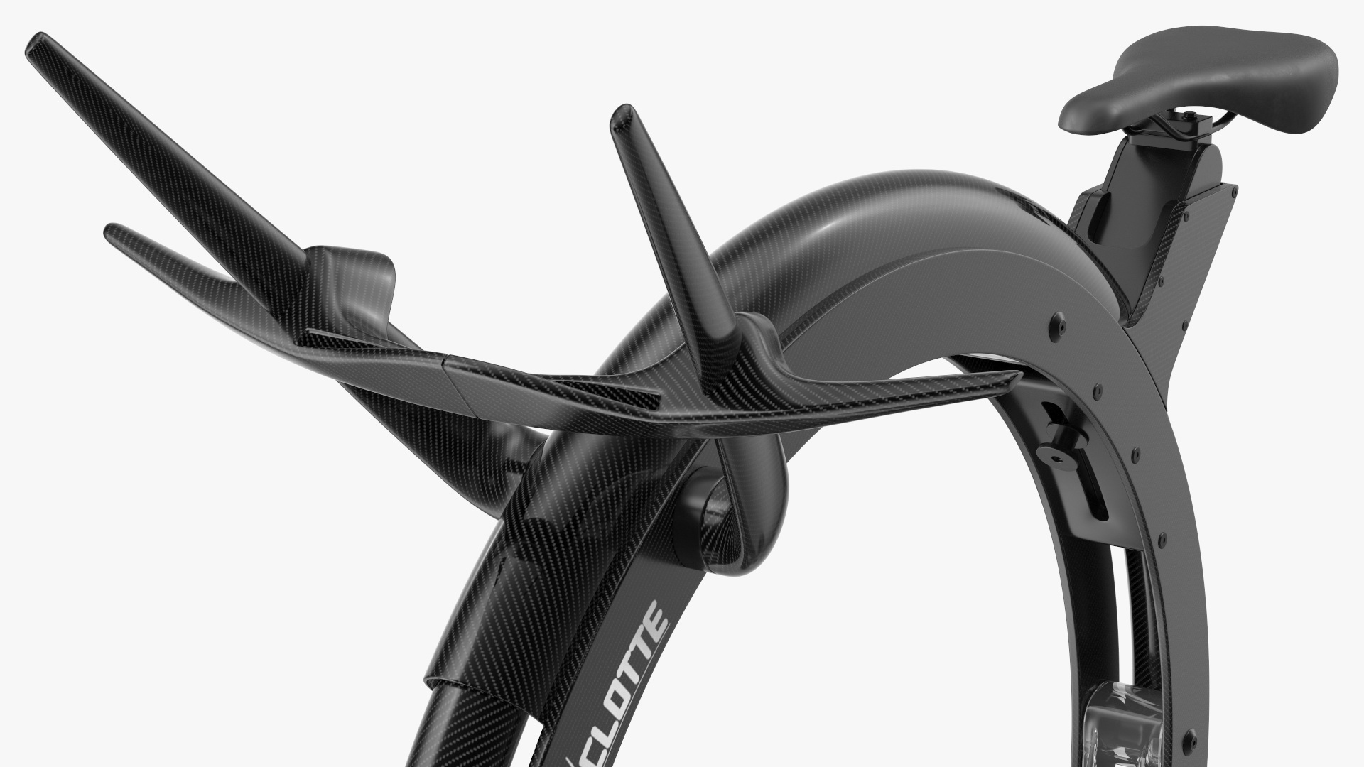 3D Exercise Bike Ciclotte Black model