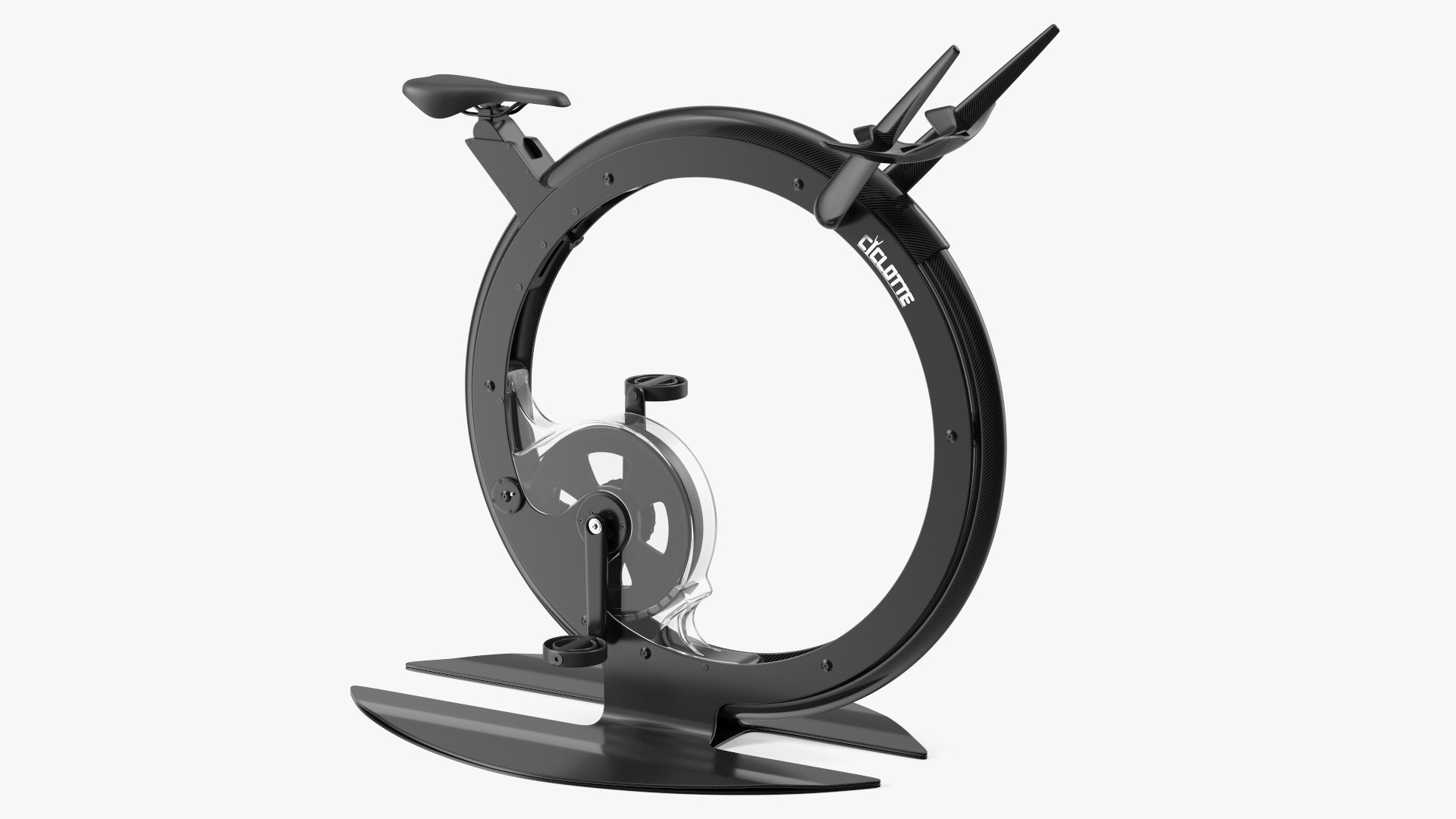 3D Exercise Bike Ciclotte Black model