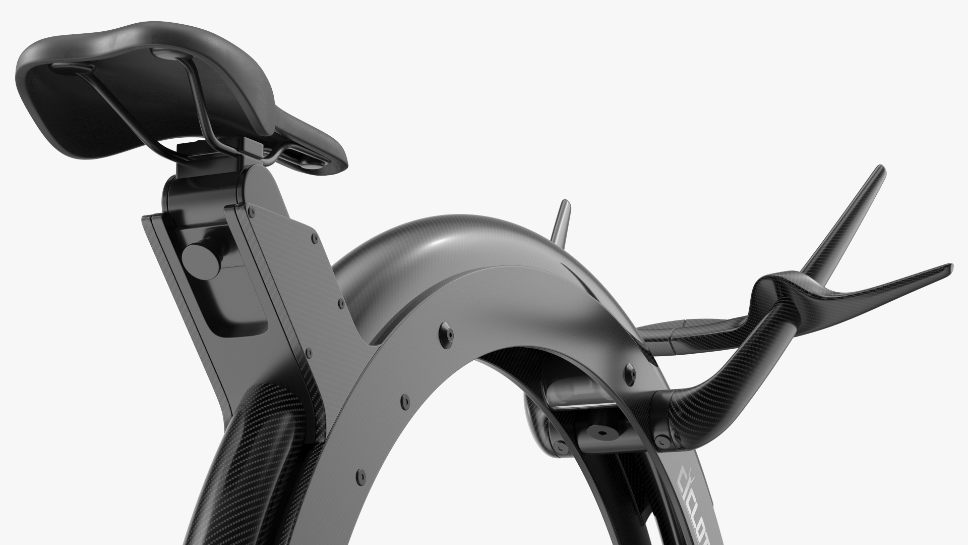 3D Exercise Bike Ciclotte Black model