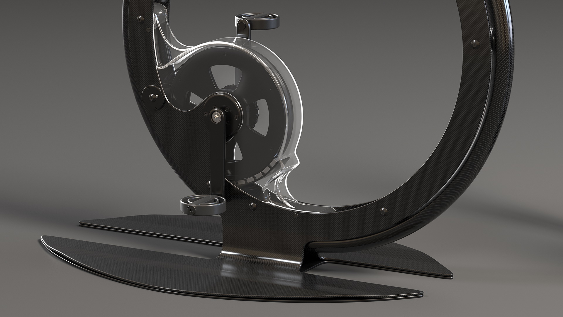 3D Exercise Bike Ciclotte Black model