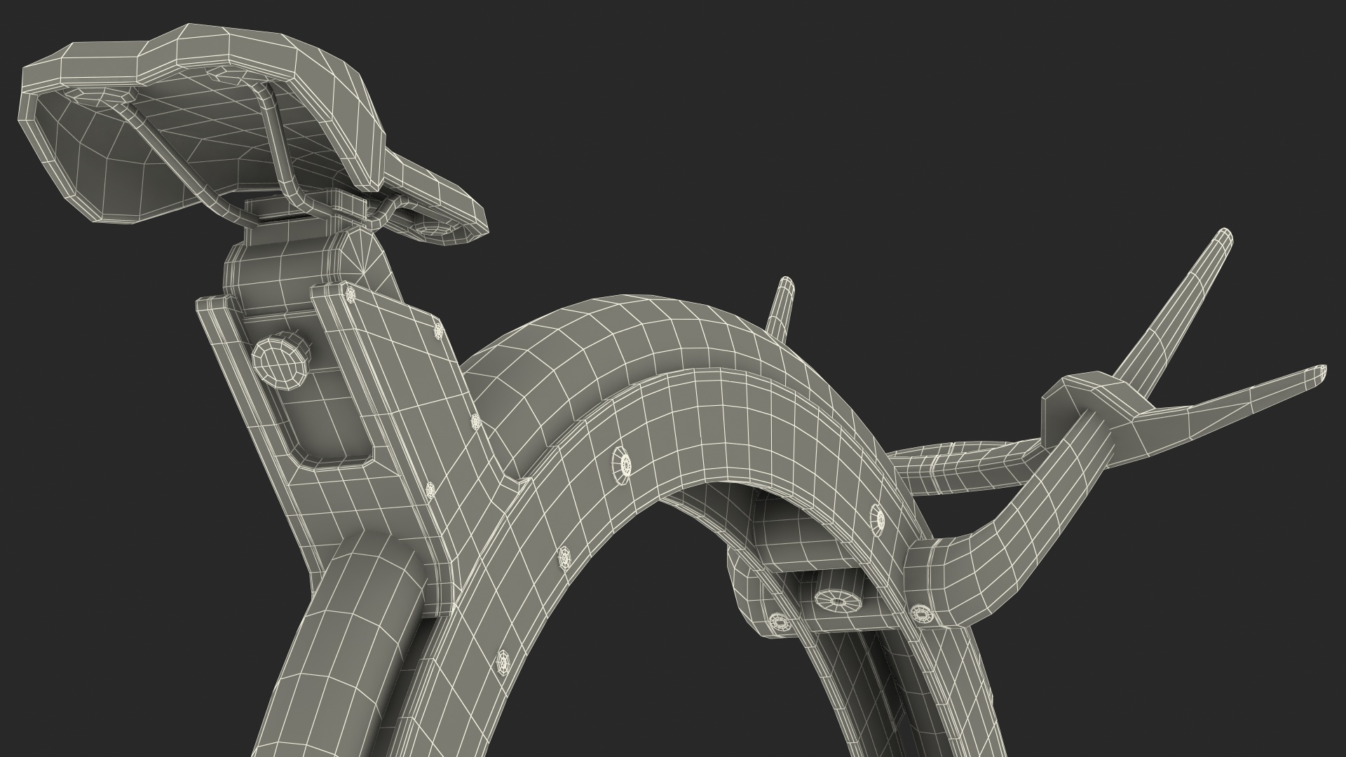 3D Exercise Bike Ciclotte Black model