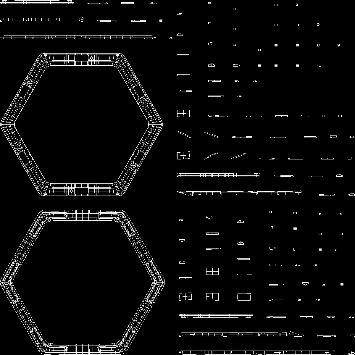 3D model Magnetic Designer Hexagon