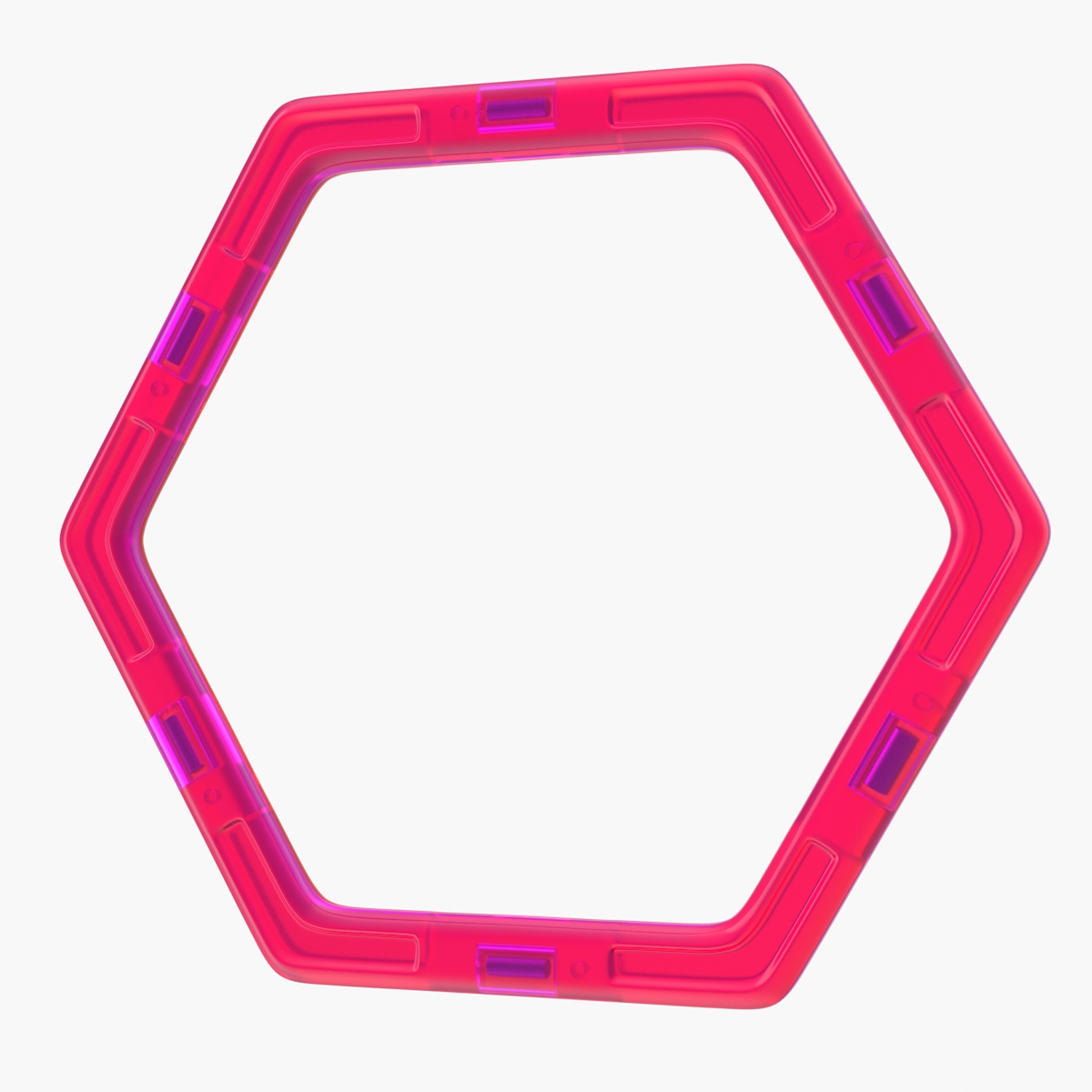 Magnetic Designer Hexagon 3D Model