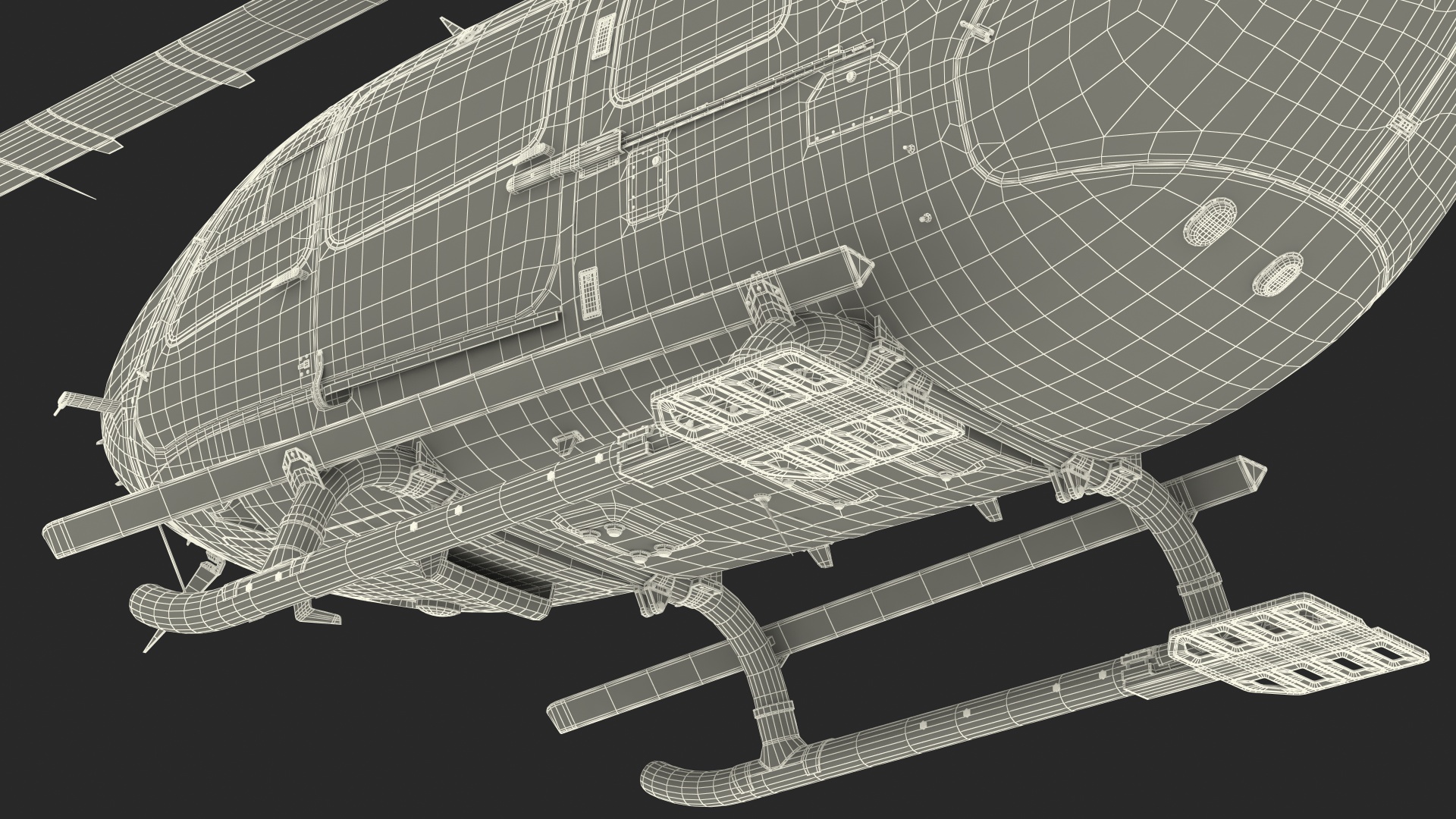 3D Twin Engine Light Utility Helicopter