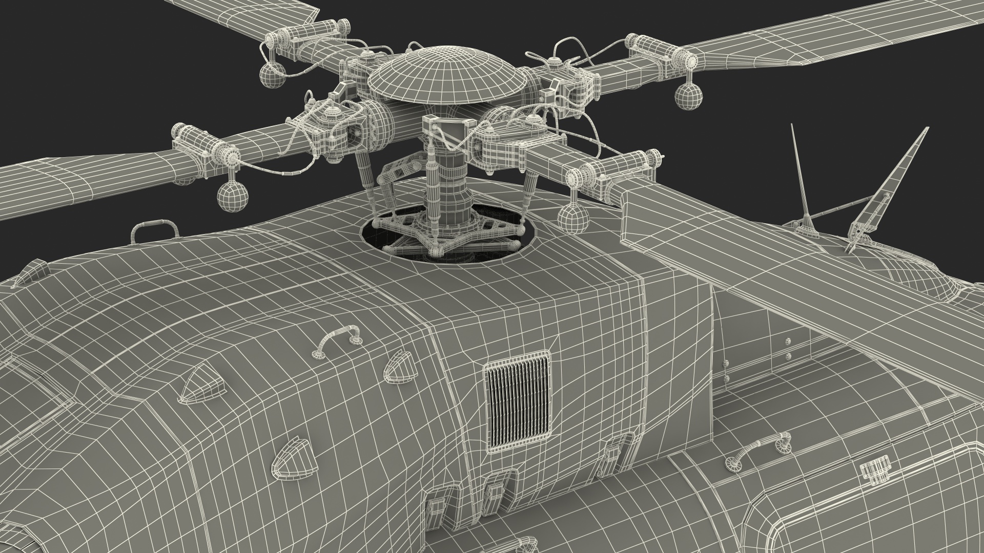 3D Twin Engine Light Utility Helicopter