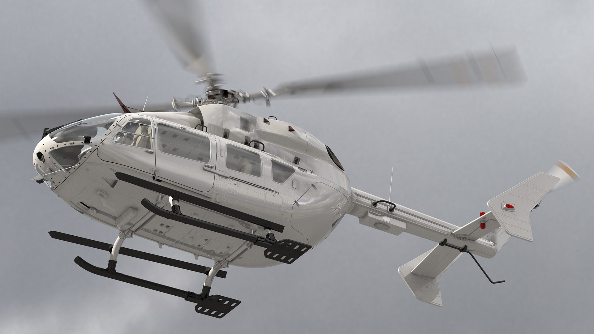 3D Twin Engine Light Utility Helicopter