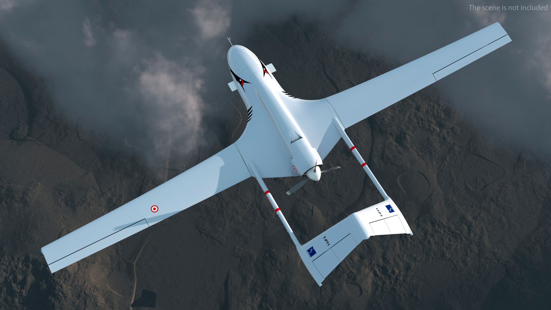 Bayraktar TB2 Unmanned Combat Aerial Vehicle 3D model