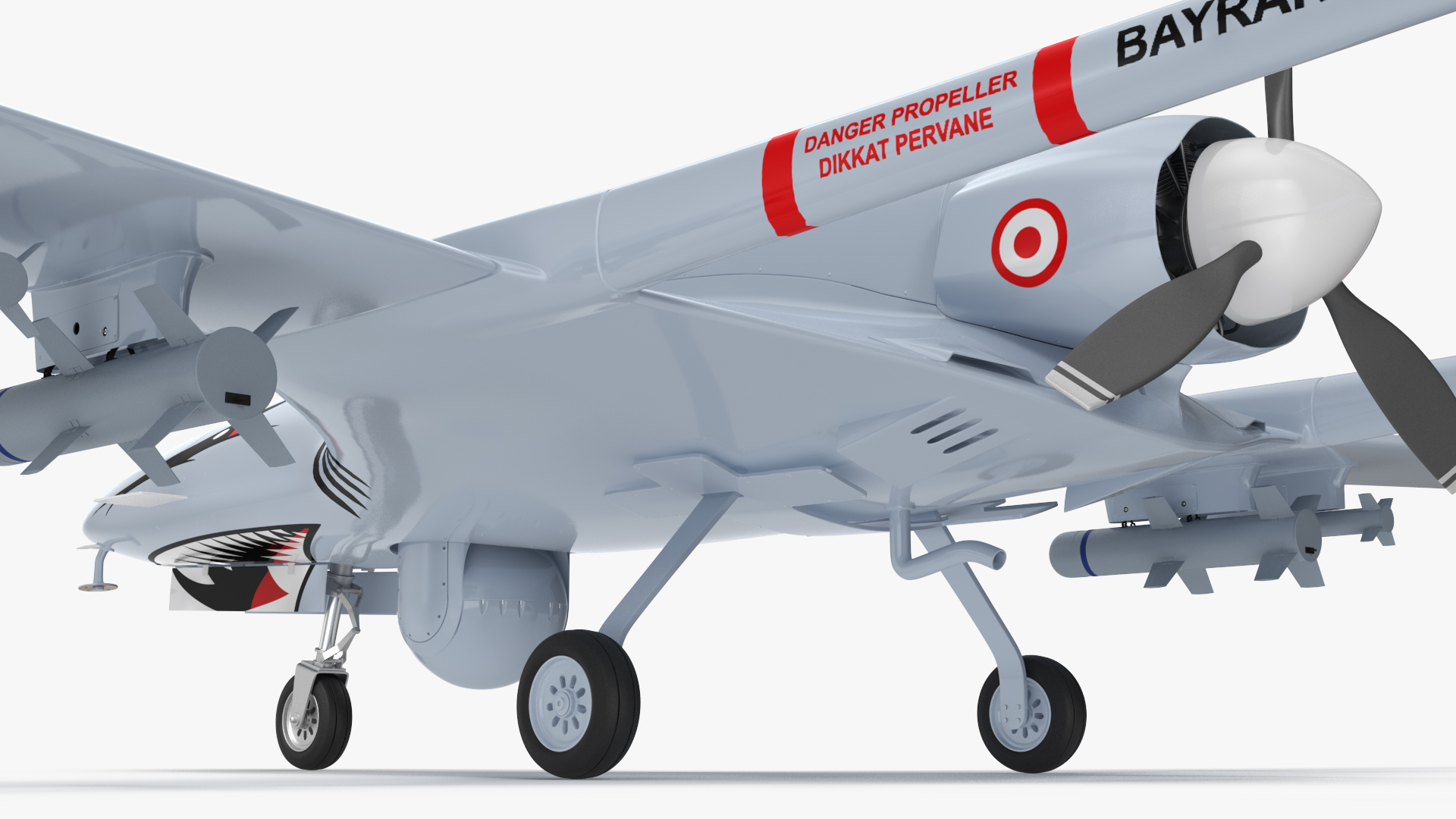 Bayraktar TB2 Unmanned Combat Aerial Vehicle 3D model