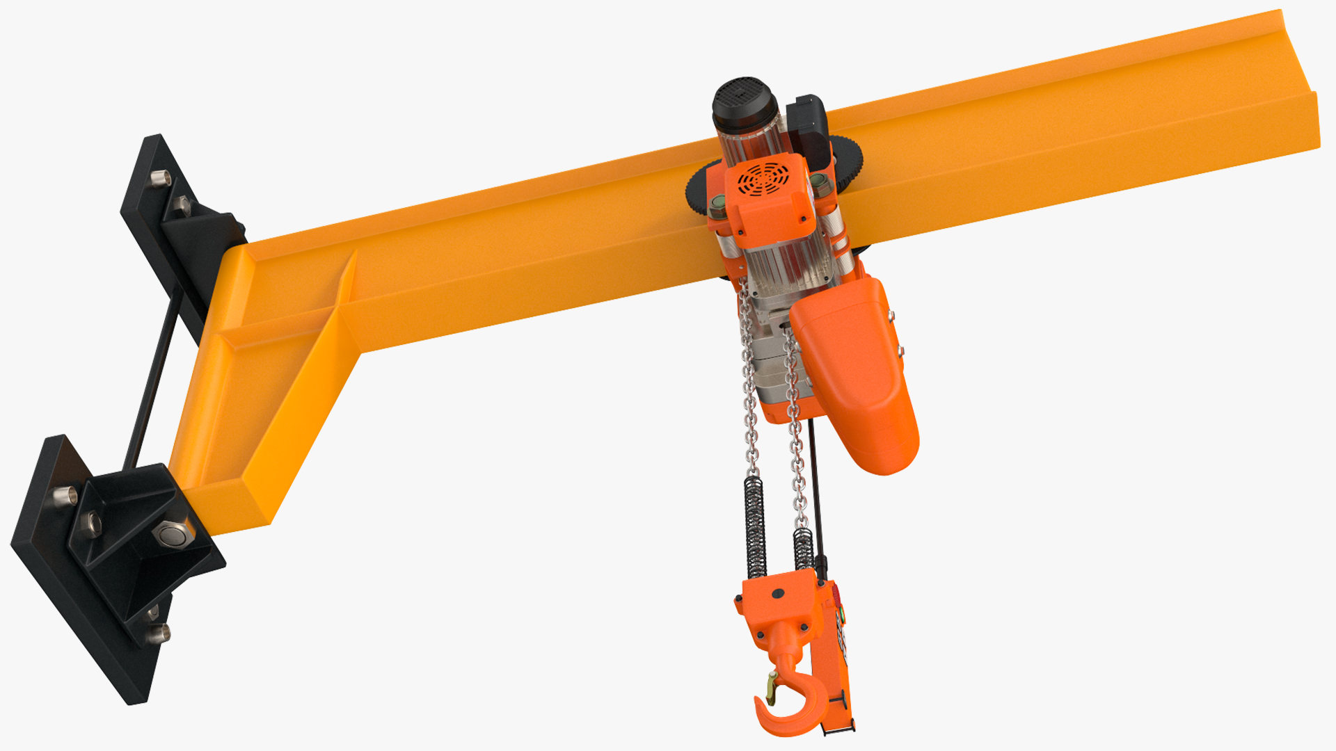 Pro Inch Beam Electric Chain Hoist 1T 3D