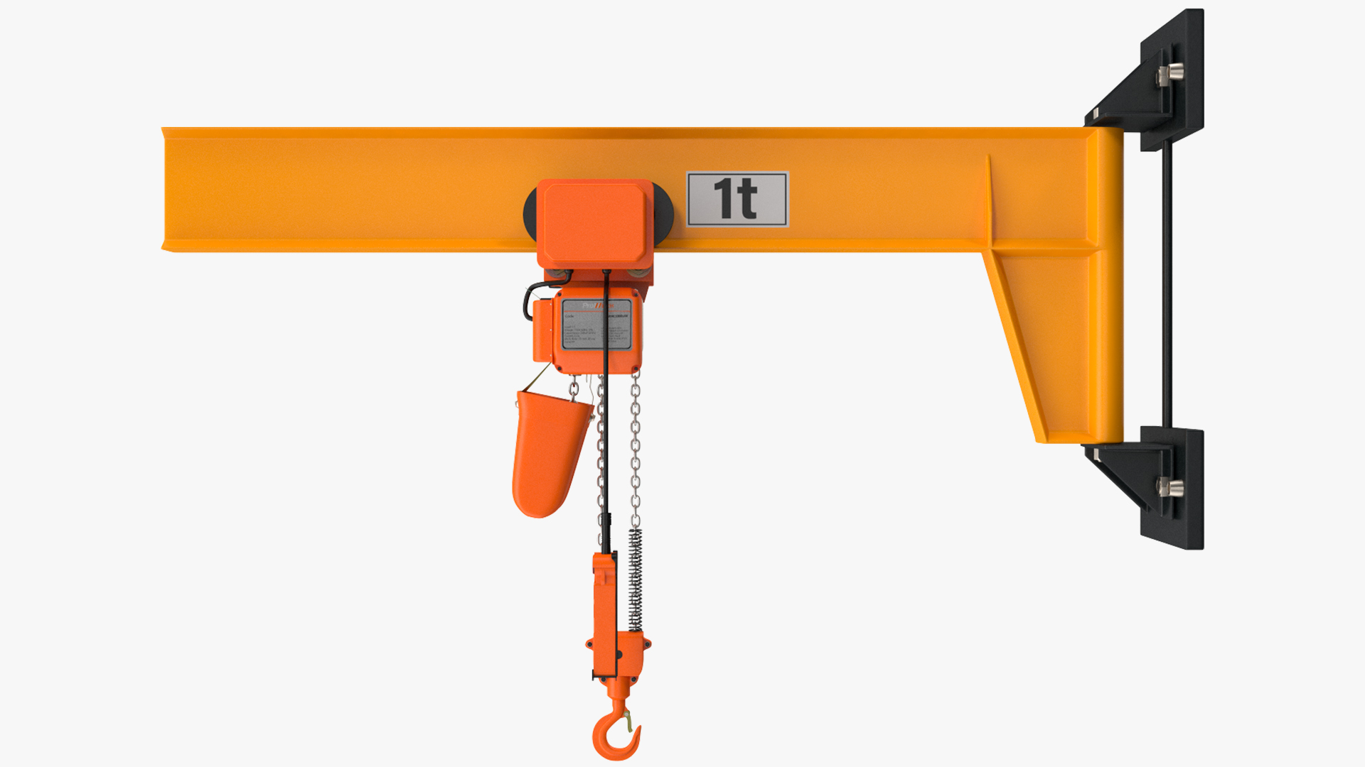 Pro Inch Beam Electric Chain Hoist 1T 3D