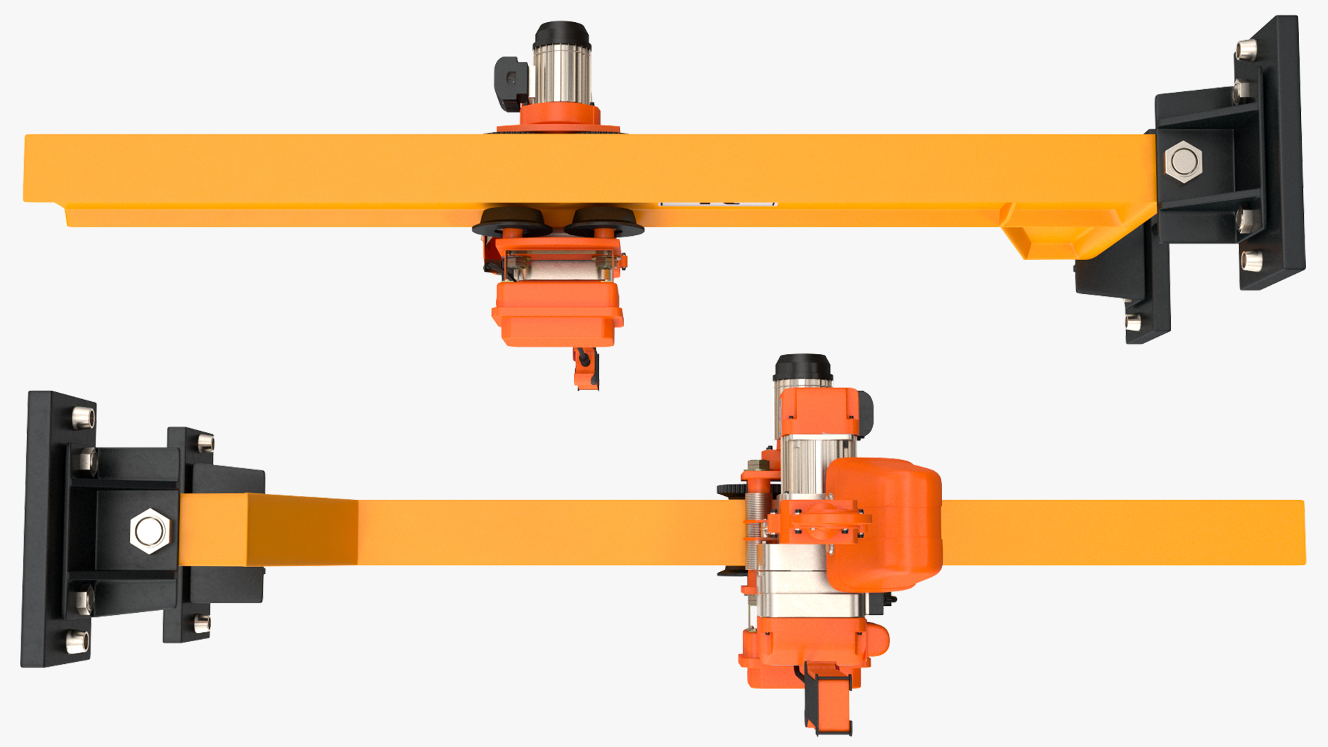 Pro Inch Beam Electric Chain Hoist 1T 3D