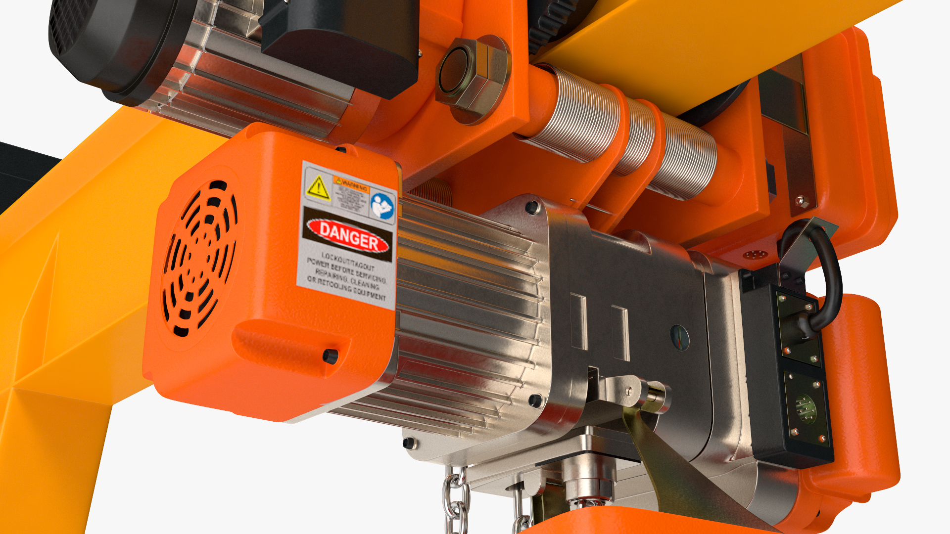 Pro Inch Beam Electric Chain Hoist 1T 3D