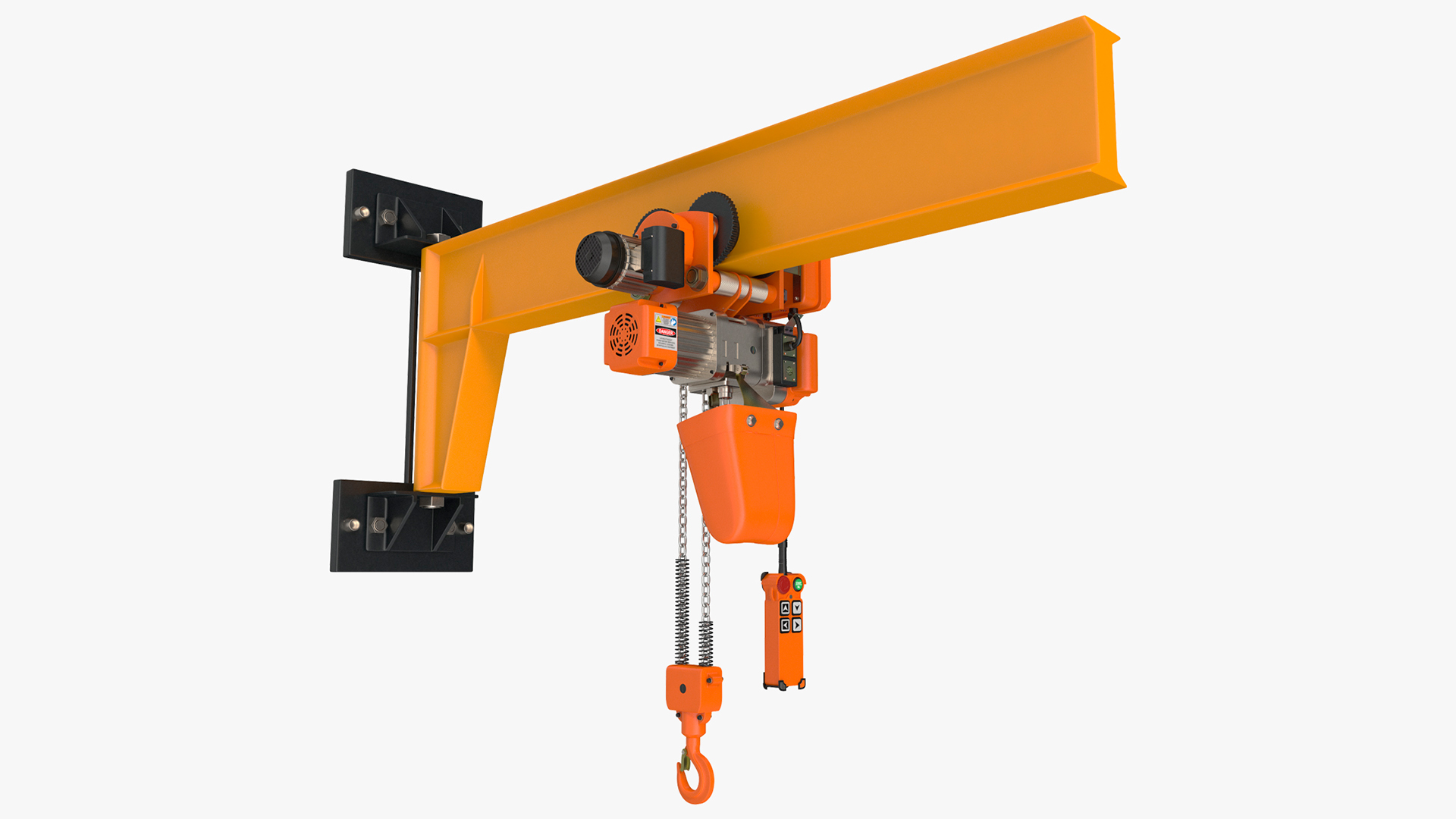 Pro Inch Beam Electric Chain Hoist 1T 3D