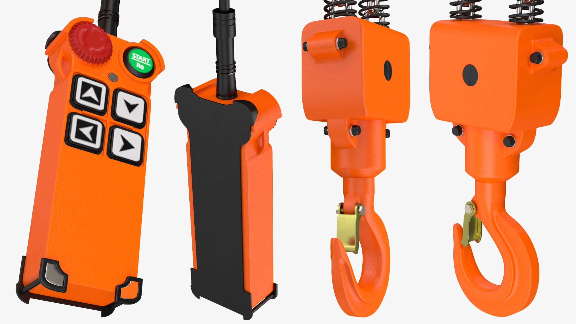 Pro Inch Beam Electric Chain Hoist 1T 3D